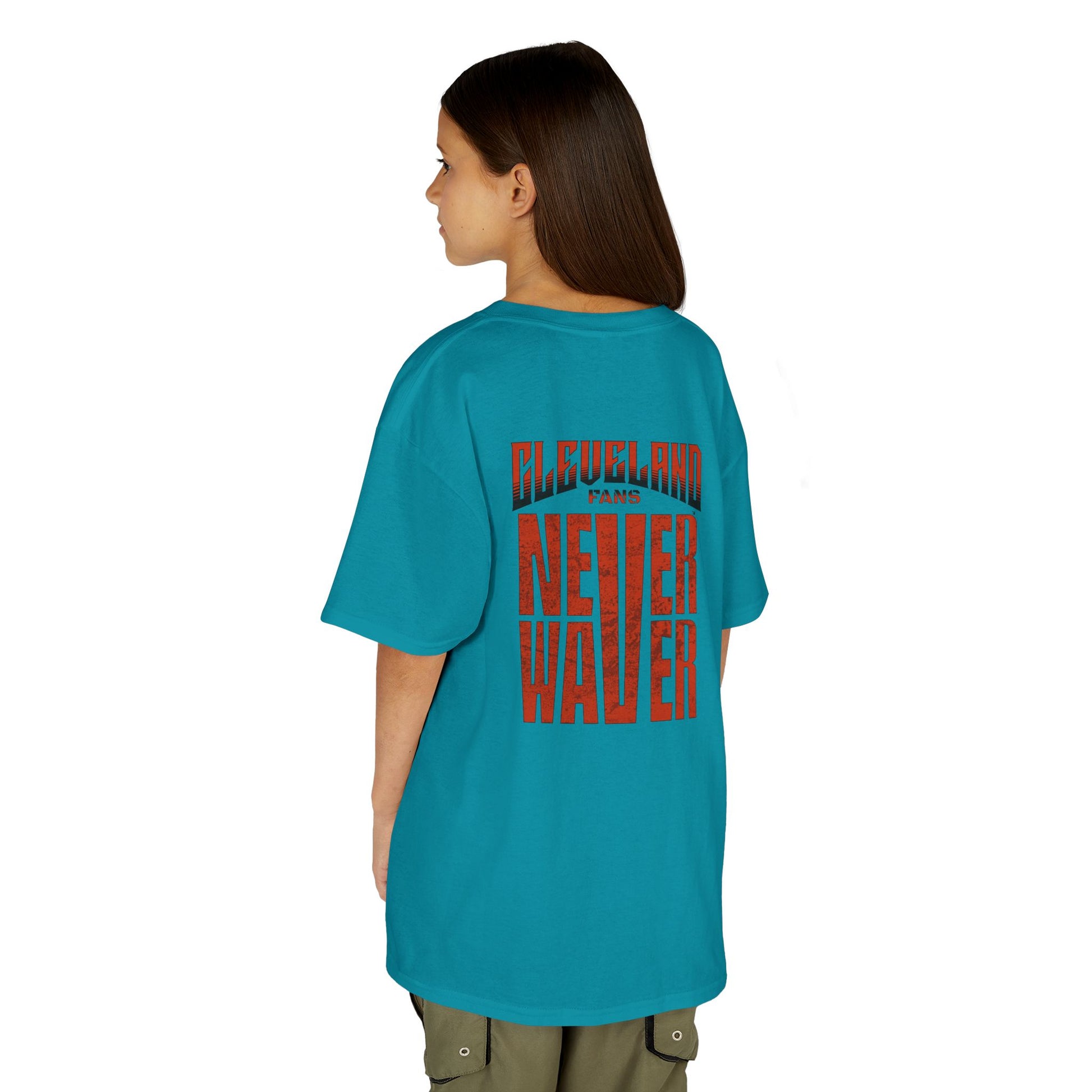 Cleveland Fans Never Waver Kids Heavy Cotton™ Tee - Never Waver