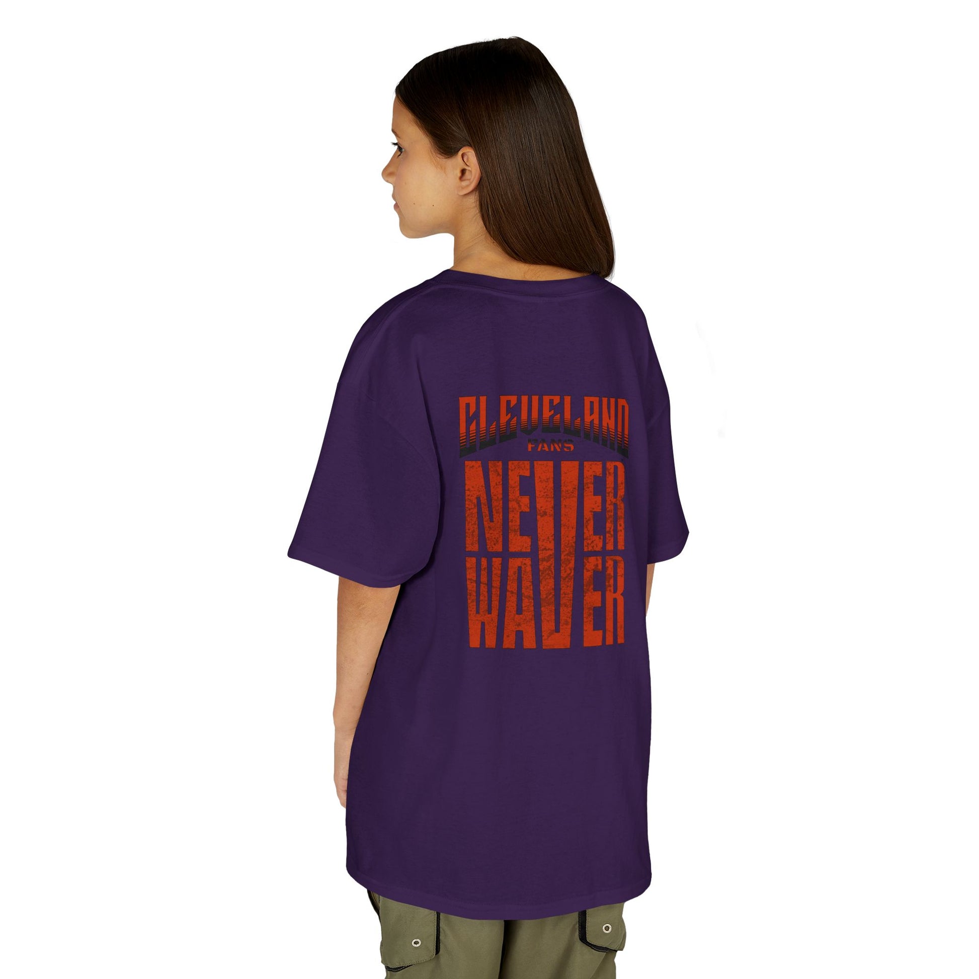 Cleveland Fans Never Waver Kids Heavy Cotton™ Tee - Never Waver