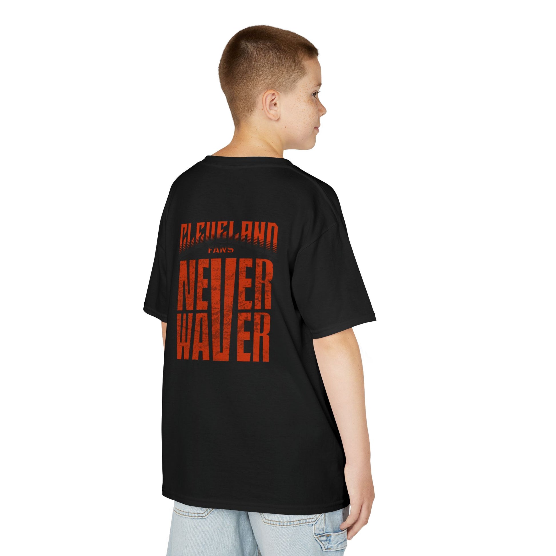 Cleveland Fans Never Waver Kids Heavy Cotton™ Tee - Never Waver