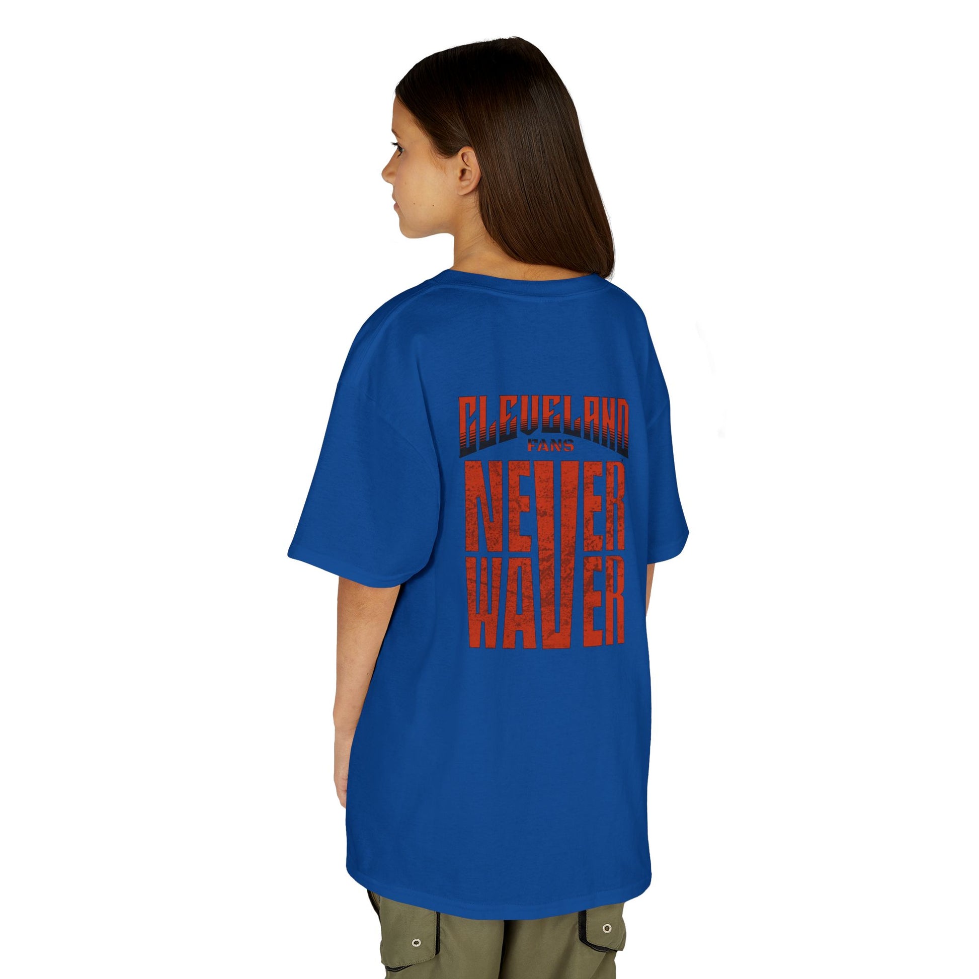 Cleveland Fans Never Waver Kids Heavy Cotton™ Tee - Never Waver