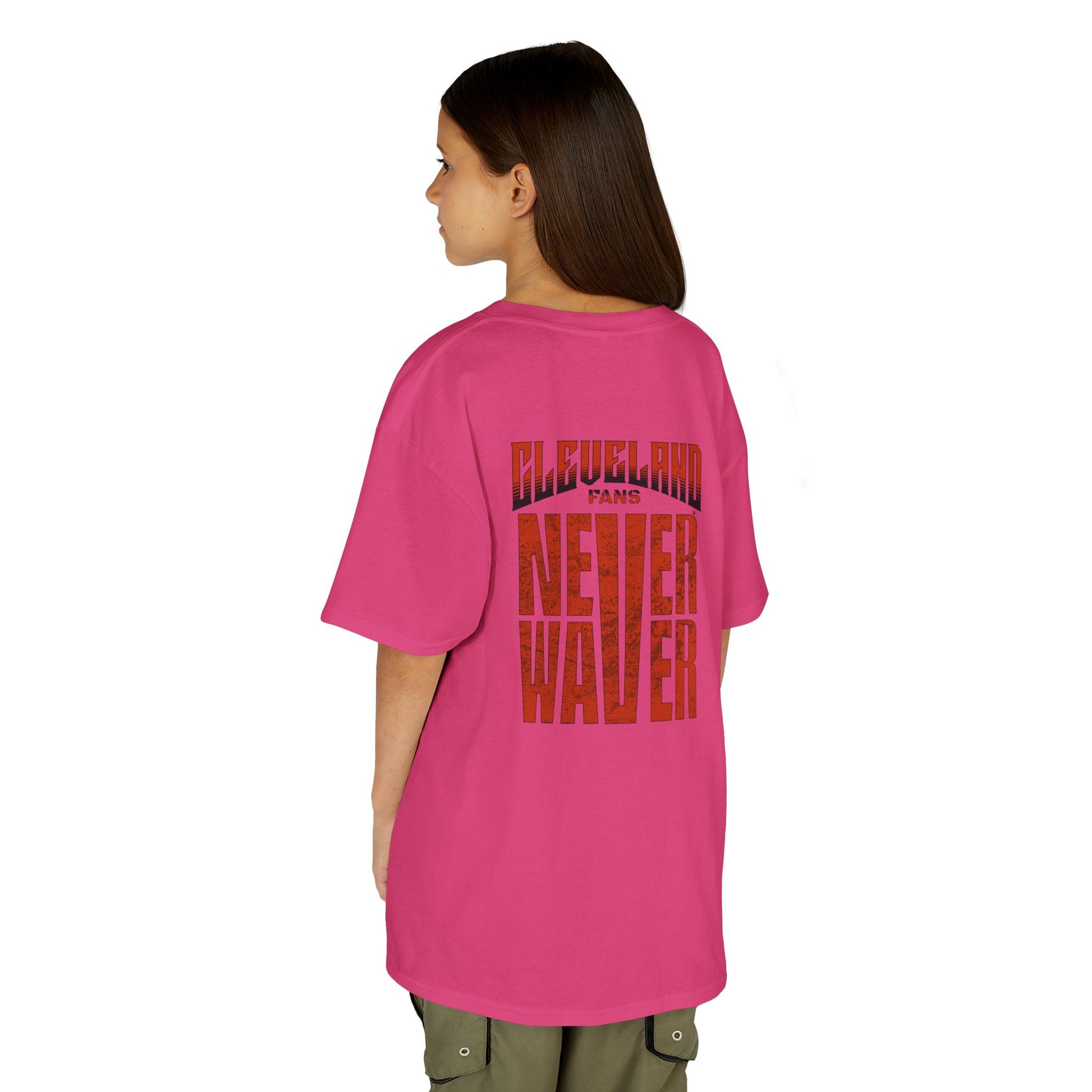 Cleveland Fans Never Waver Kids Heavy Cotton™ Tee - Never Waver