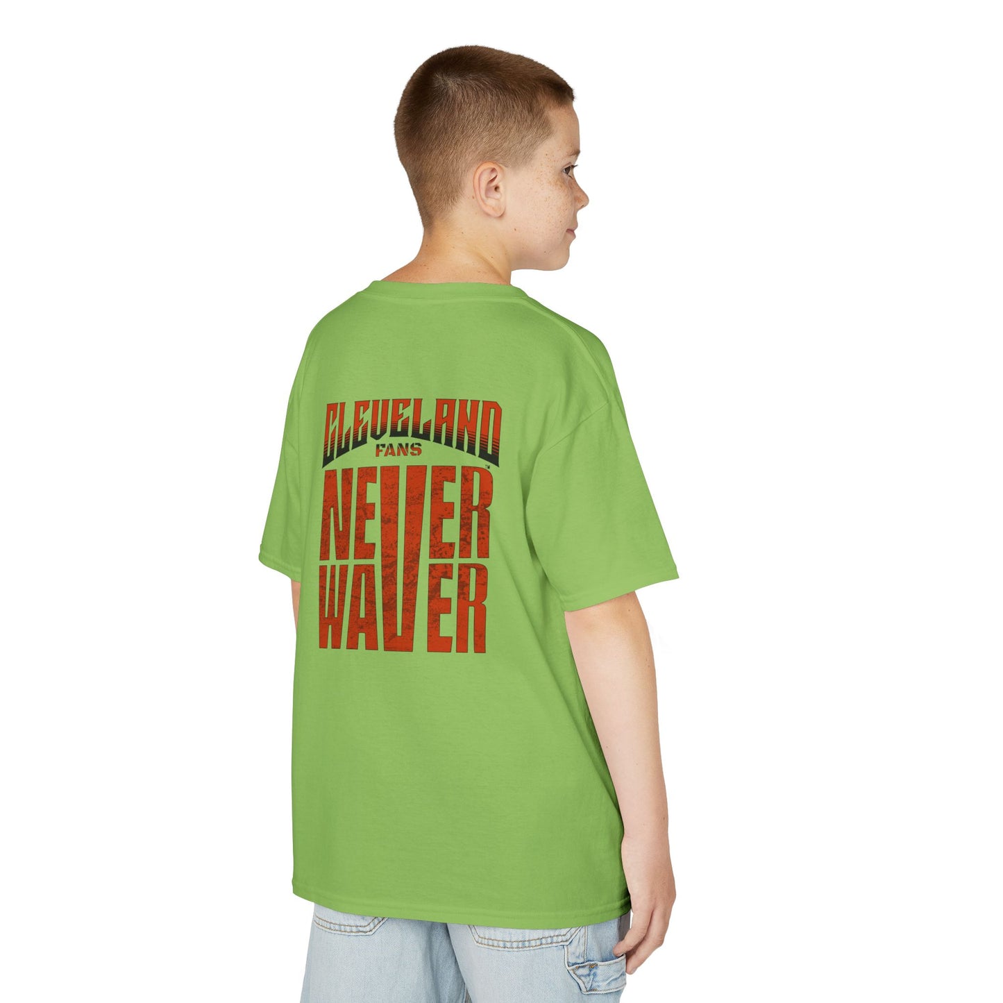Cleveland Fans Never Waver Kids Heavy Cotton™ Tee - Never Waver