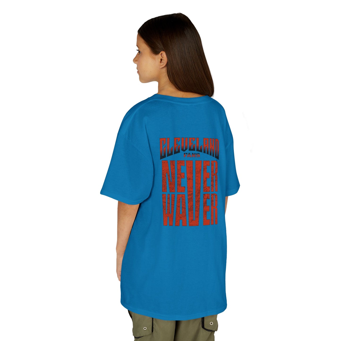 Cleveland Fans Never Waver Kids Heavy Cotton™ Tee - Never Waver