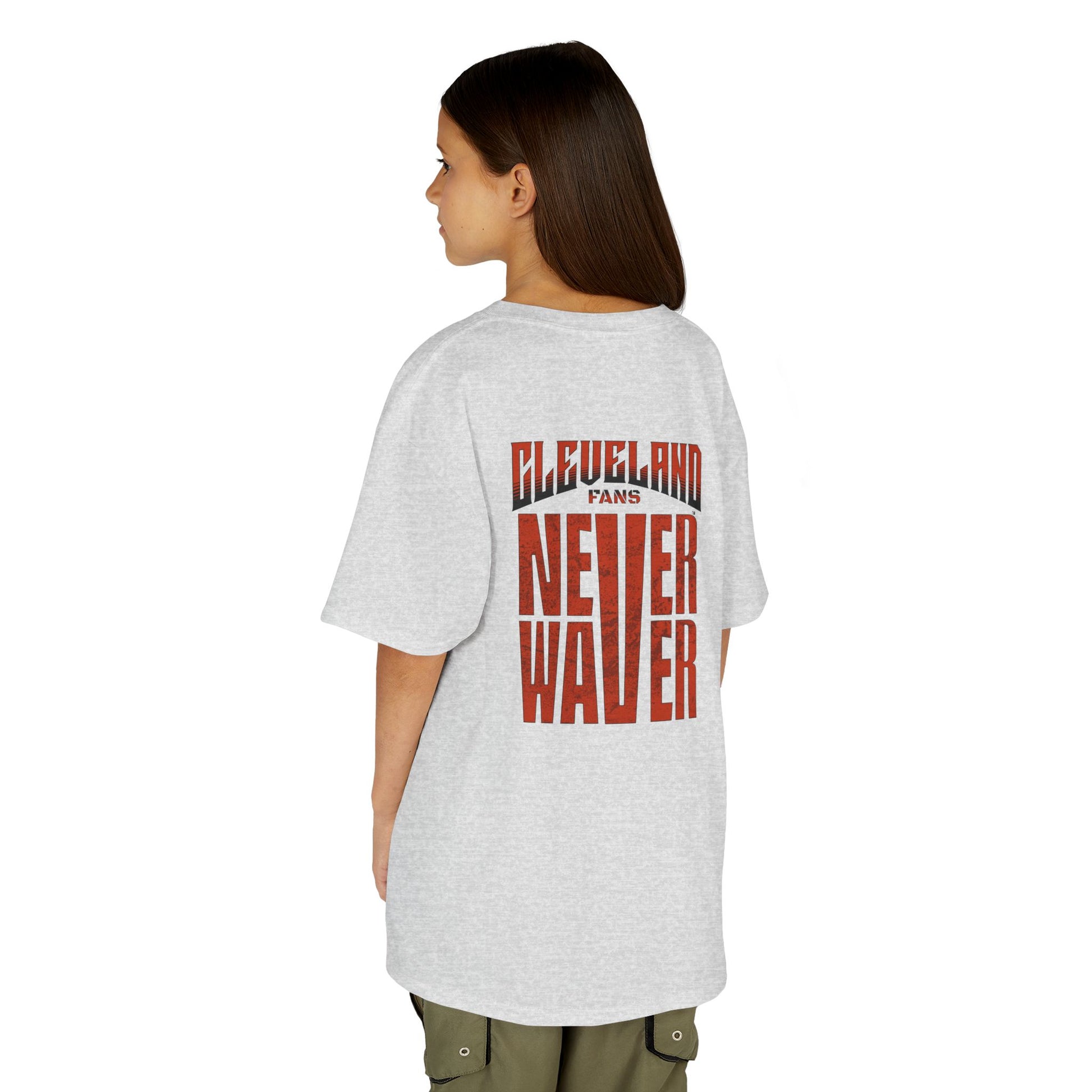 Cleveland Fans Never Waver Kids Heavy Cotton™ Tee - Never Waver