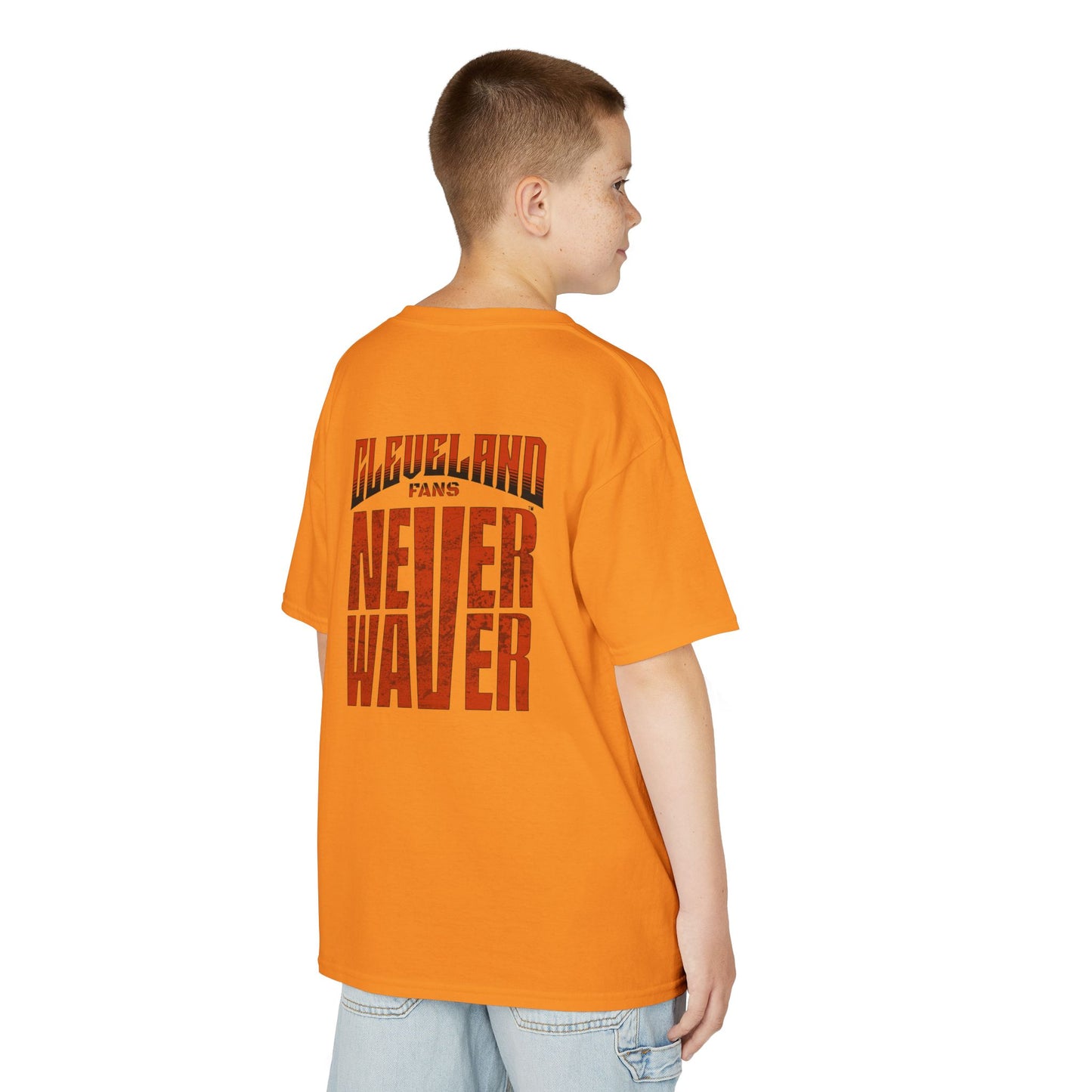 Cleveland Fans Never Waver Kids Heavy Cotton™ Tee - Never Waver