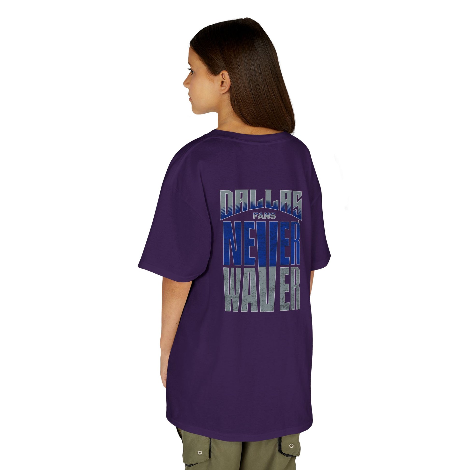 Dallas Fans Never Waver Kids Heavy Cotton™ Tee - Never Waver