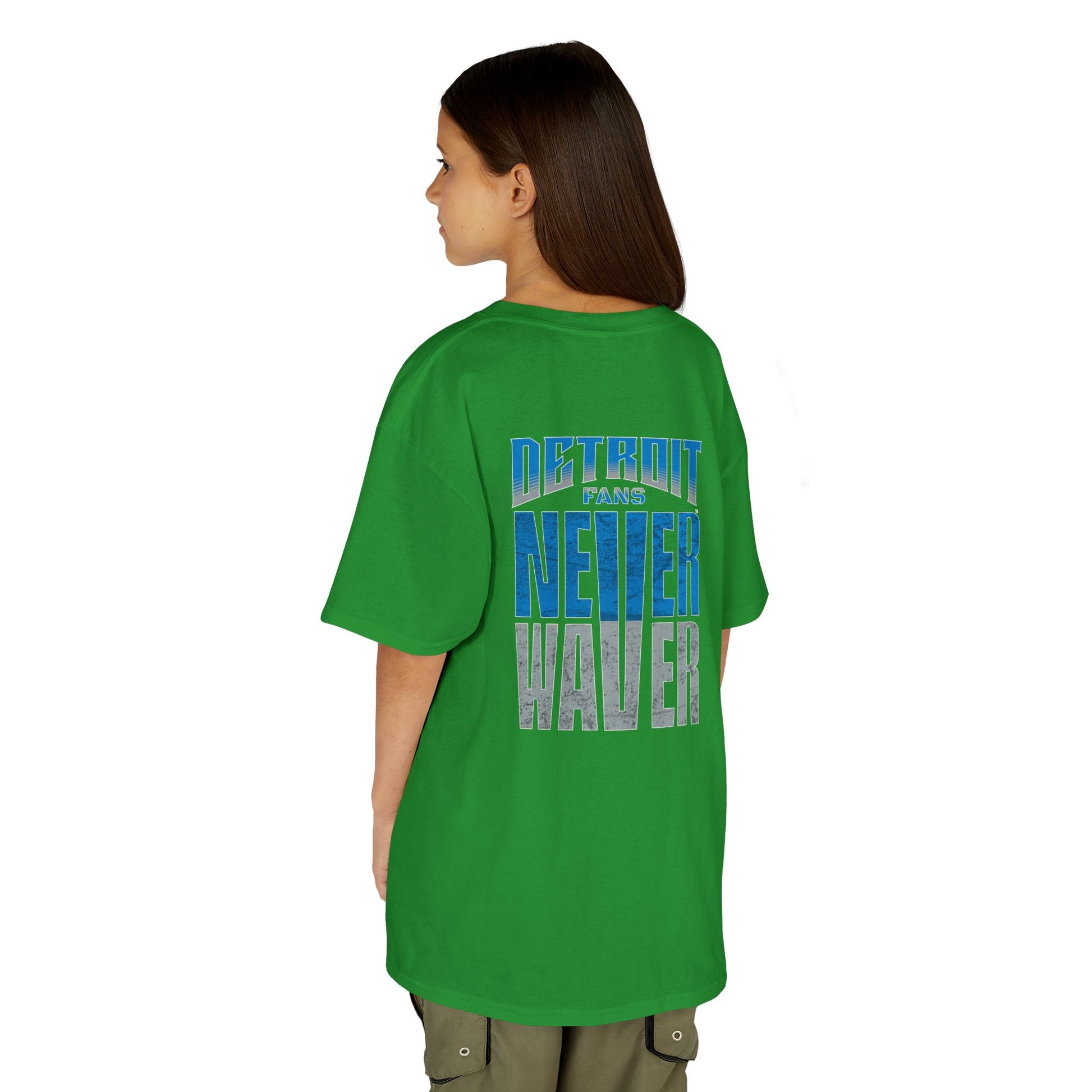Detroit Fans Never Waver Kids Heavy Cotton™ Tee - Never Waver