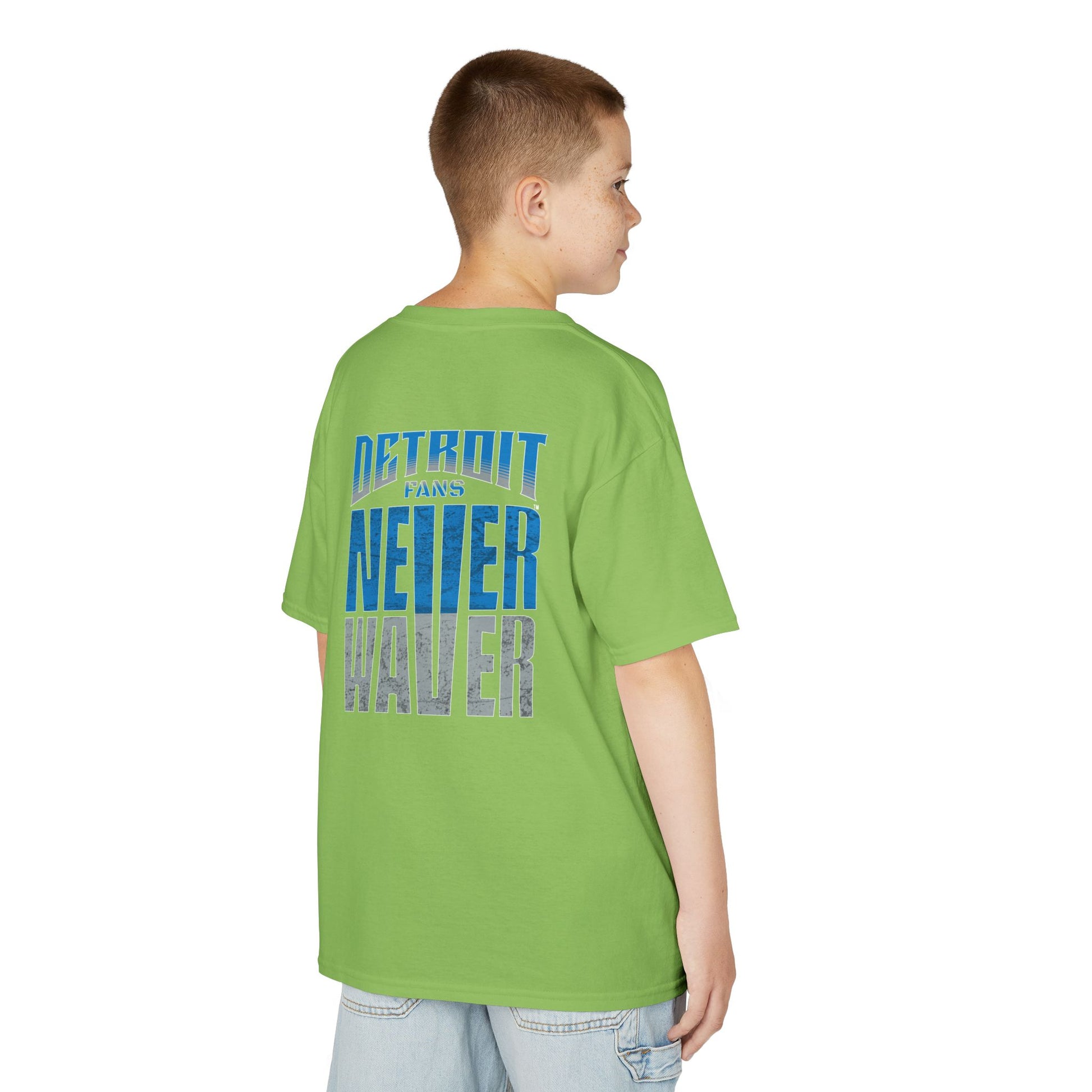 Detroit Fans Never Waver Kids Heavy Cotton™ Tee - Never Waver