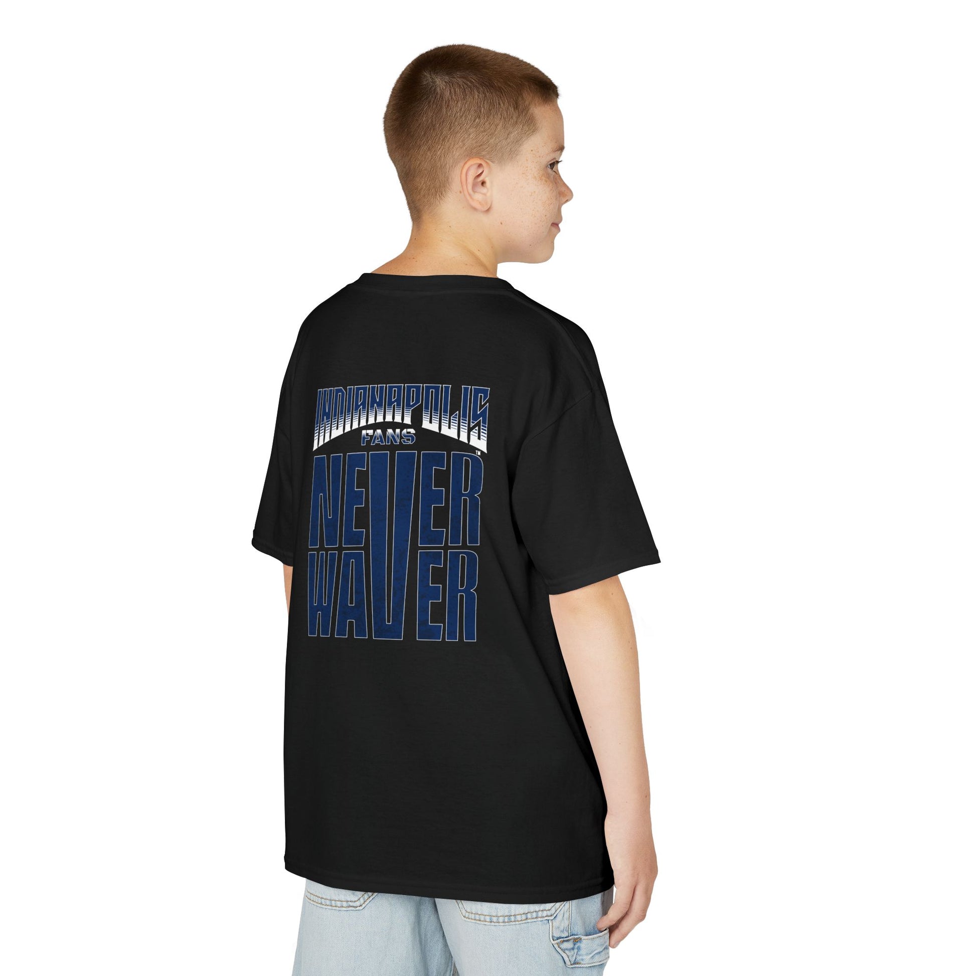 Indianapolis Fans Never Waver Kids Heavy Cotton™ Tee - Never Waver