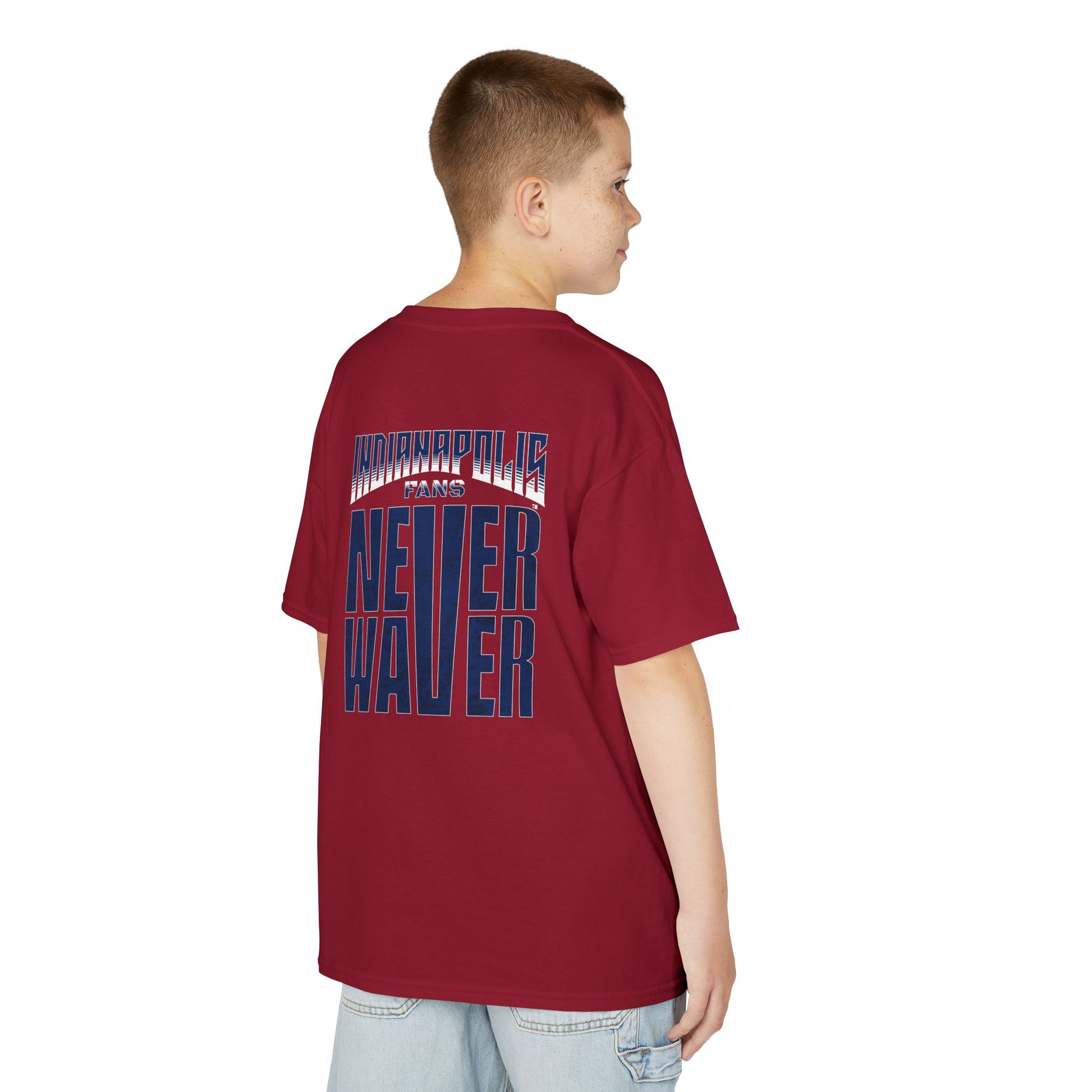 Indianapolis Fans Never Waver Kids Heavy Cotton™ Tee - Never Waver
