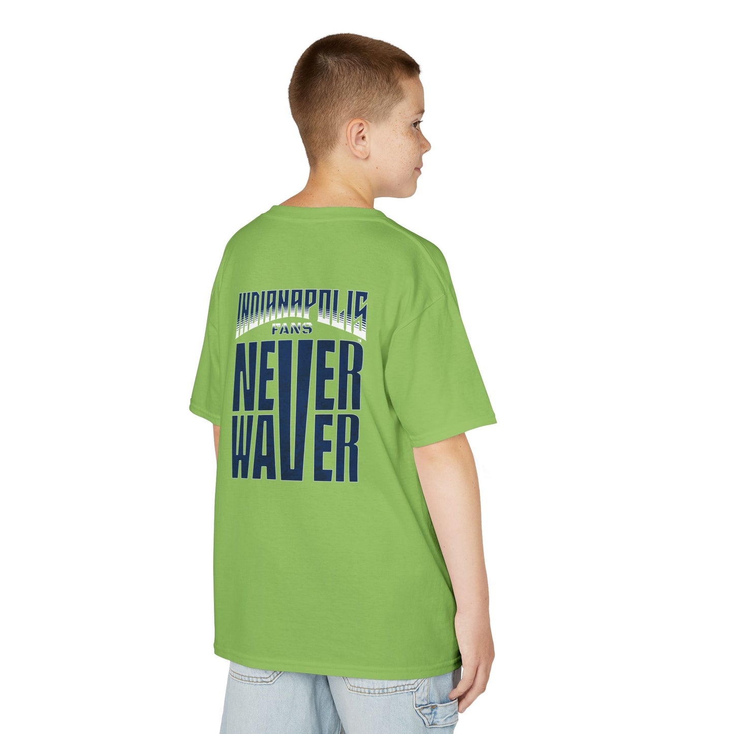 Indianapolis Fans Never Waver Kids Heavy Cotton™ Tee - Never Waver