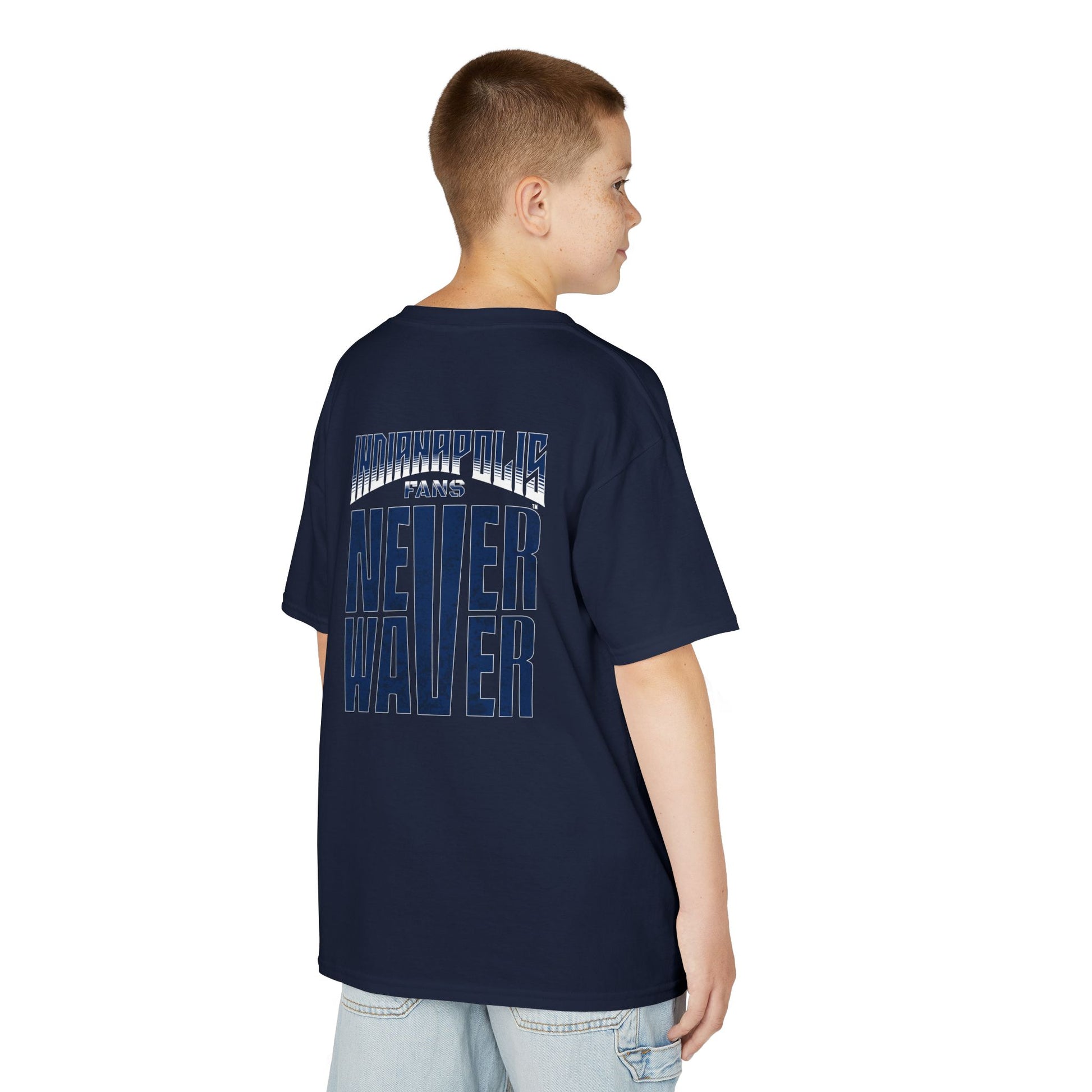 Indianapolis Fans Never Waver Kids Heavy Cotton™ Tee - Never Waver