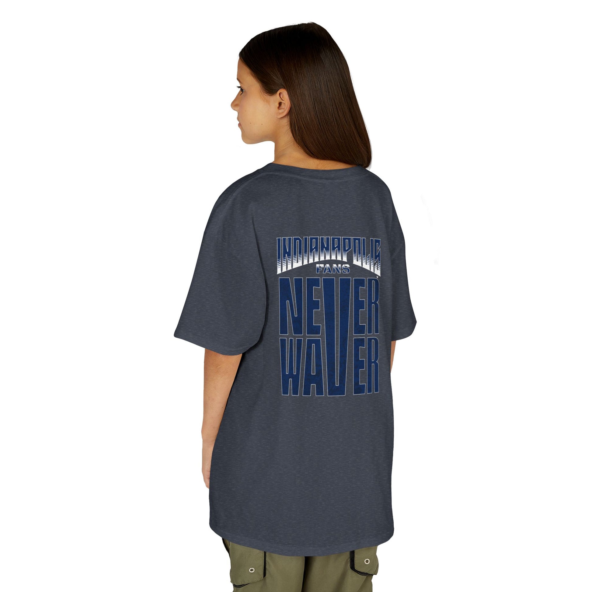 Indianapolis Fans Never Waver Kids Heavy Cotton™ Tee - Never Waver
