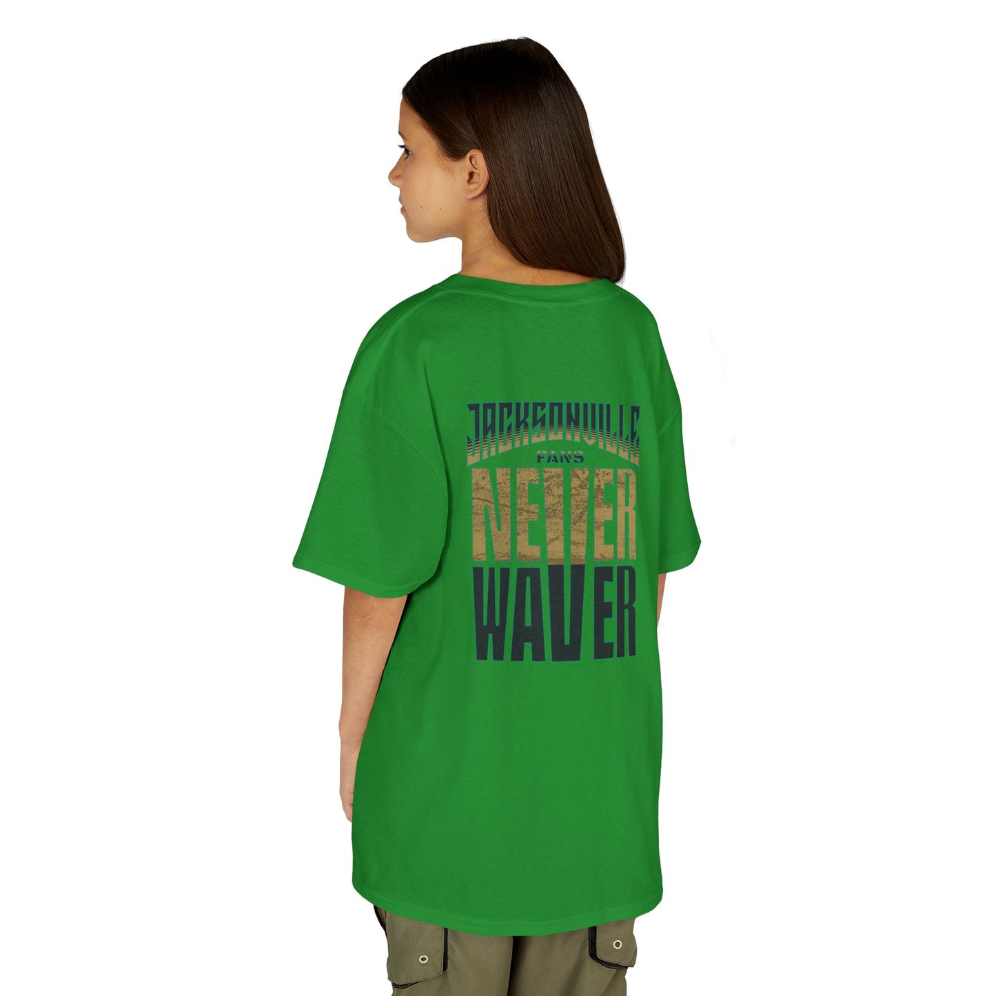 Jacksonville Fans Never Waver Kids Heavy Cotton™ Tee - Never Waver
