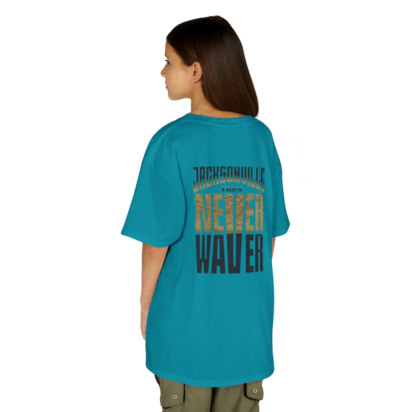 Jacksonville Fans Never Waver Kids Heavy Cotton™ Tee - Never Waver