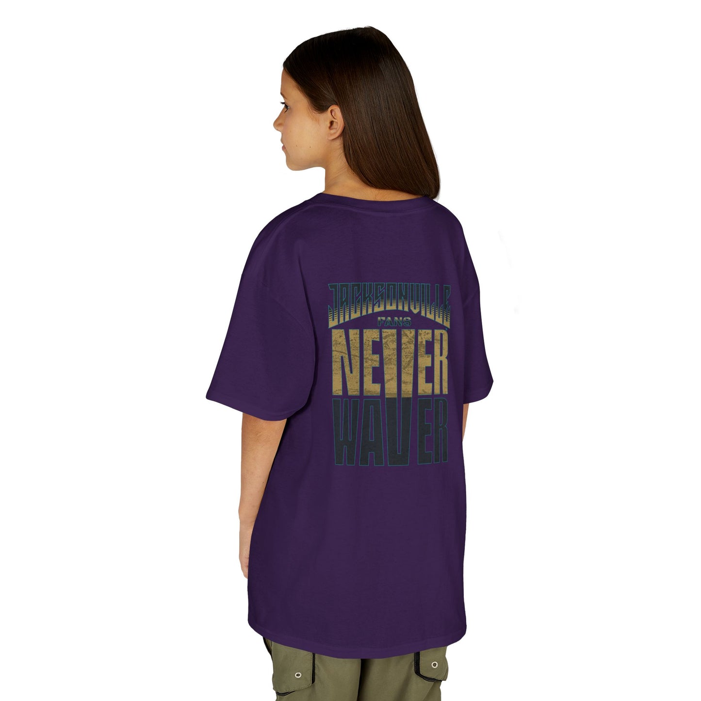 Jacksonville Fans Never Waver Kids Heavy Cotton™ Tee - Never Waver
