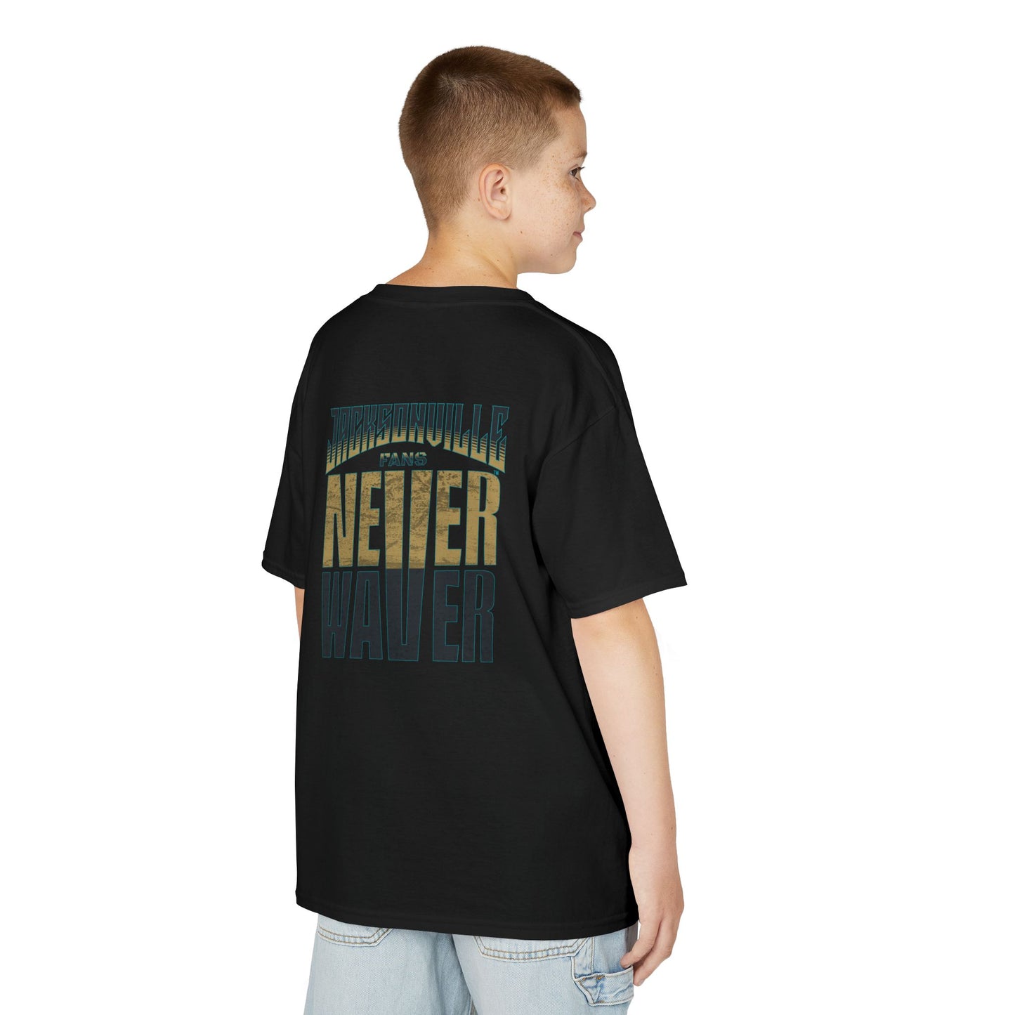 Jacksonville Fans Never Waver Kids Heavy Cotton™ Tee - Never Waver