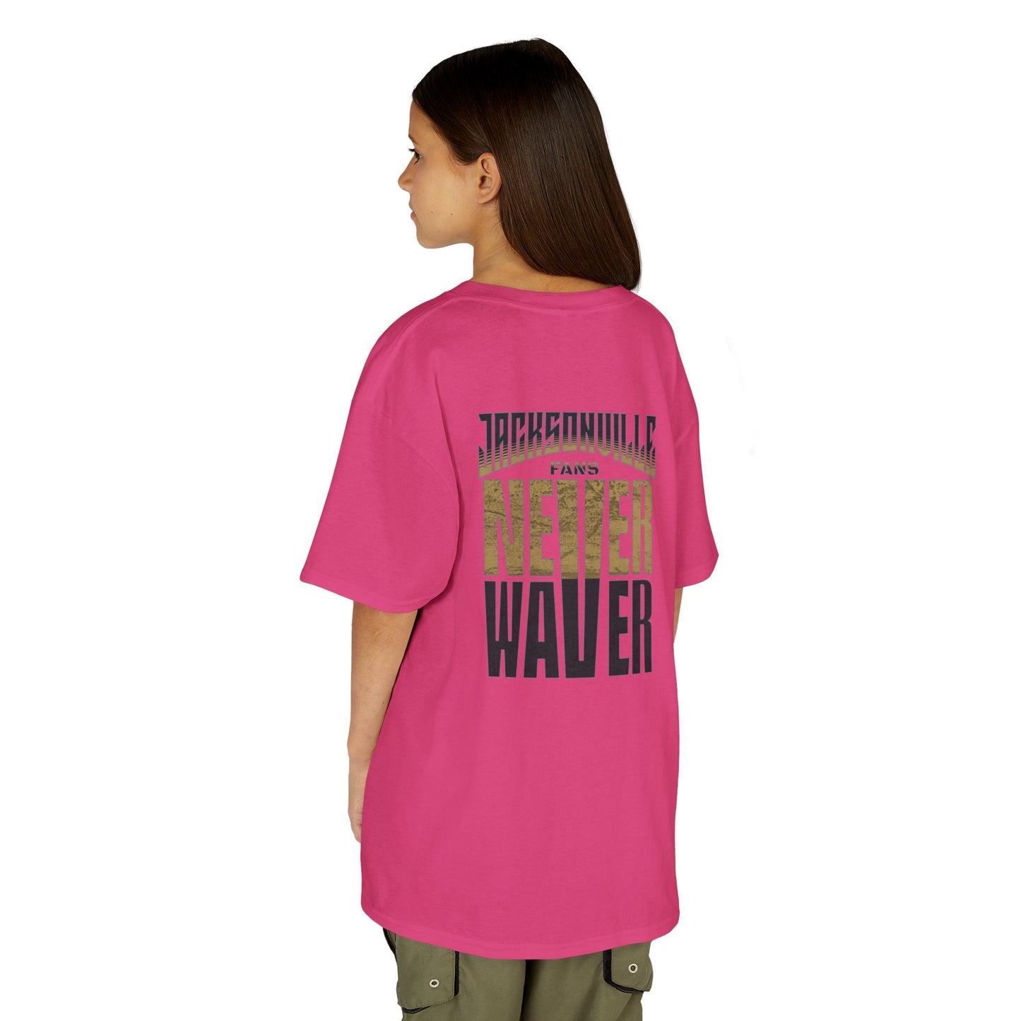Jacksonville Fans Never Waver Kids Heavy Cotton™ Tee - Never Waver