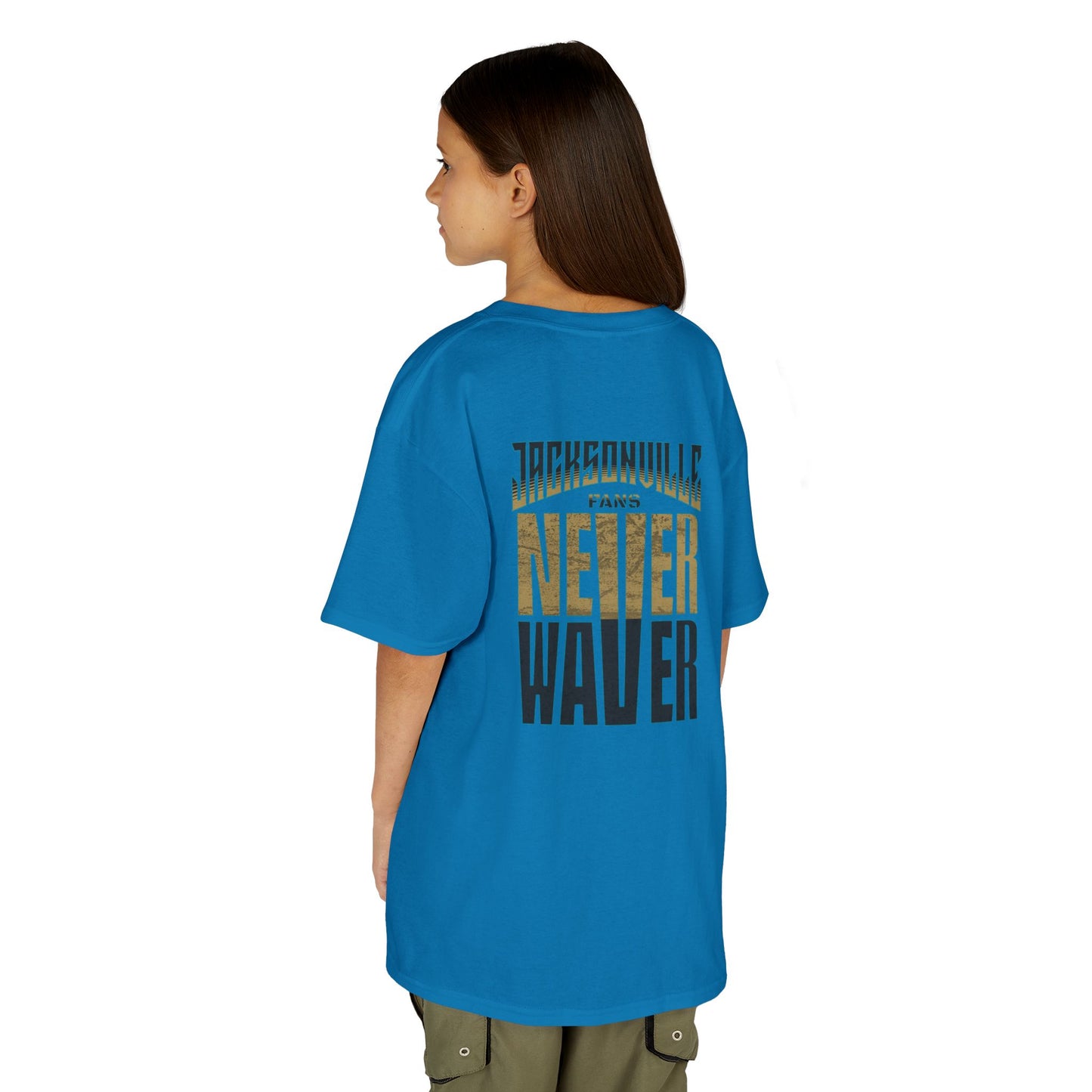 Jacksonville Fans Never Waver Kids Heavy Cotton™ Tee - Never Waver