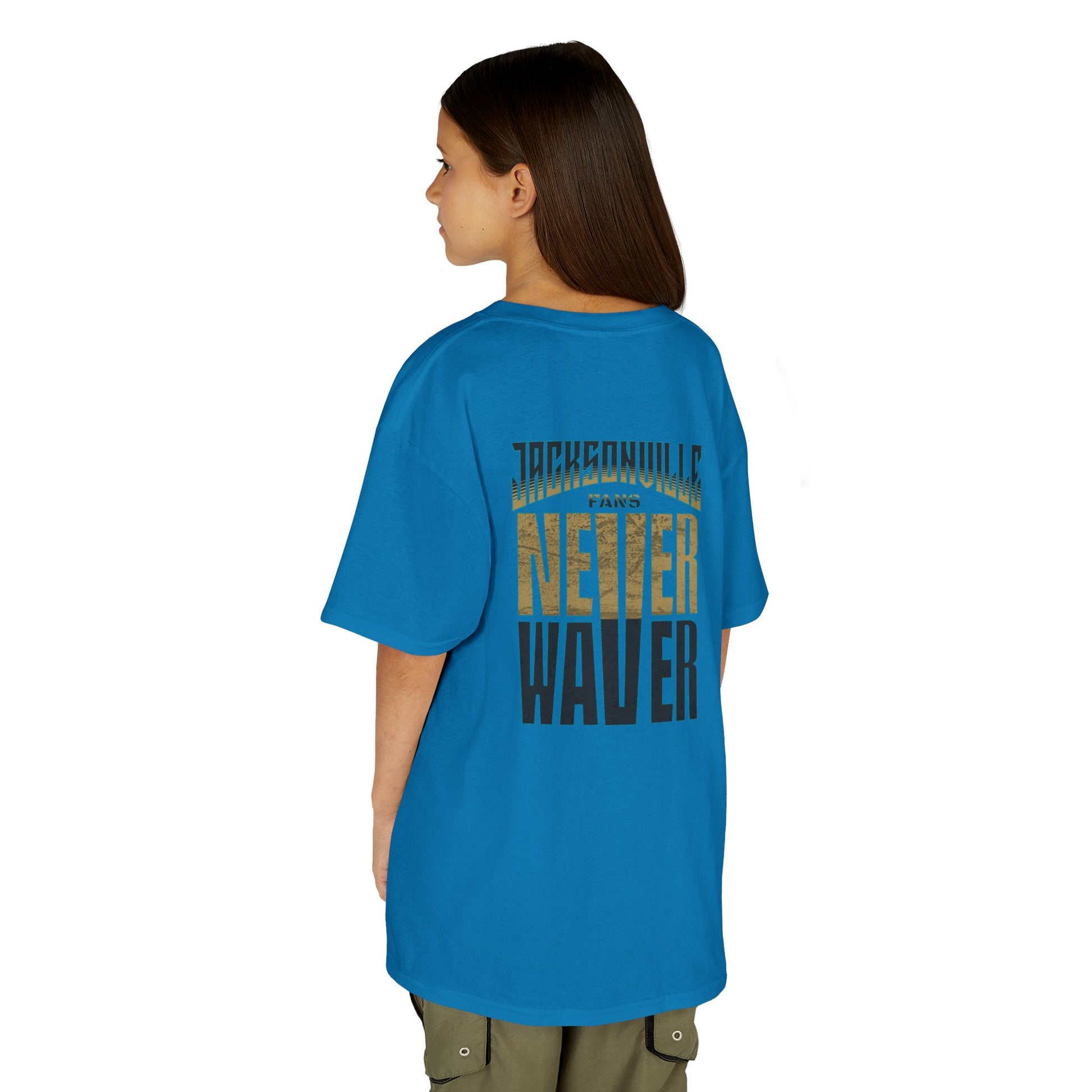 Jacksonville Fans Never Waver Kids Heavy Cotton™ Tee - Never Waver