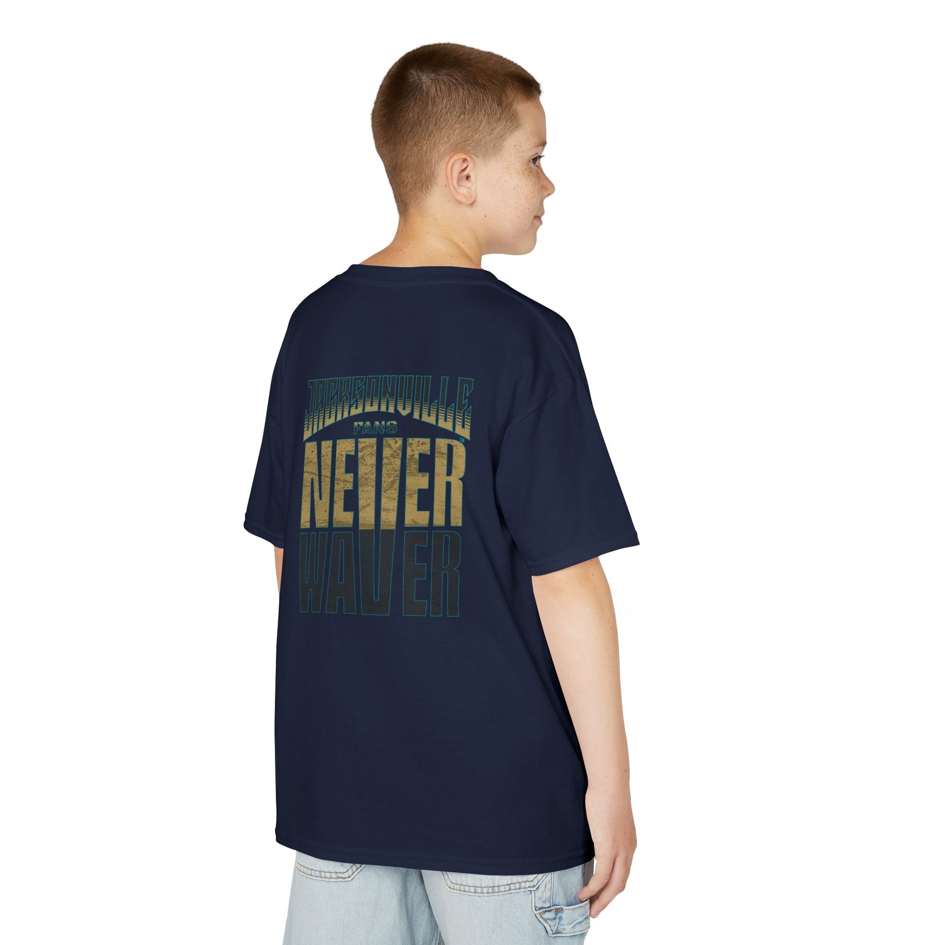 Jacksonville Fans Never Waver Kids Heavy Cotton™ Tee - Never Waver
