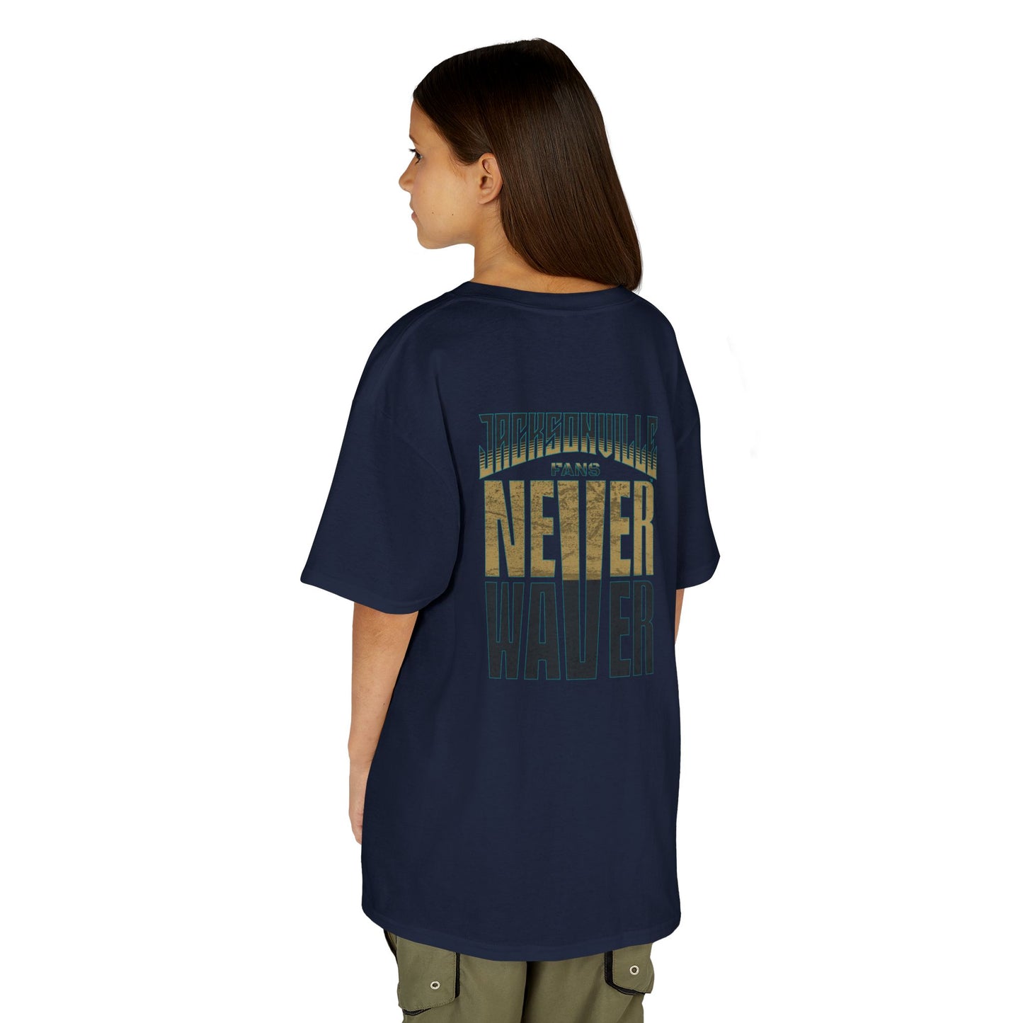 Jacksonville Fans Never Waver Kids Heavy Cotton™ Tee - Never Waver