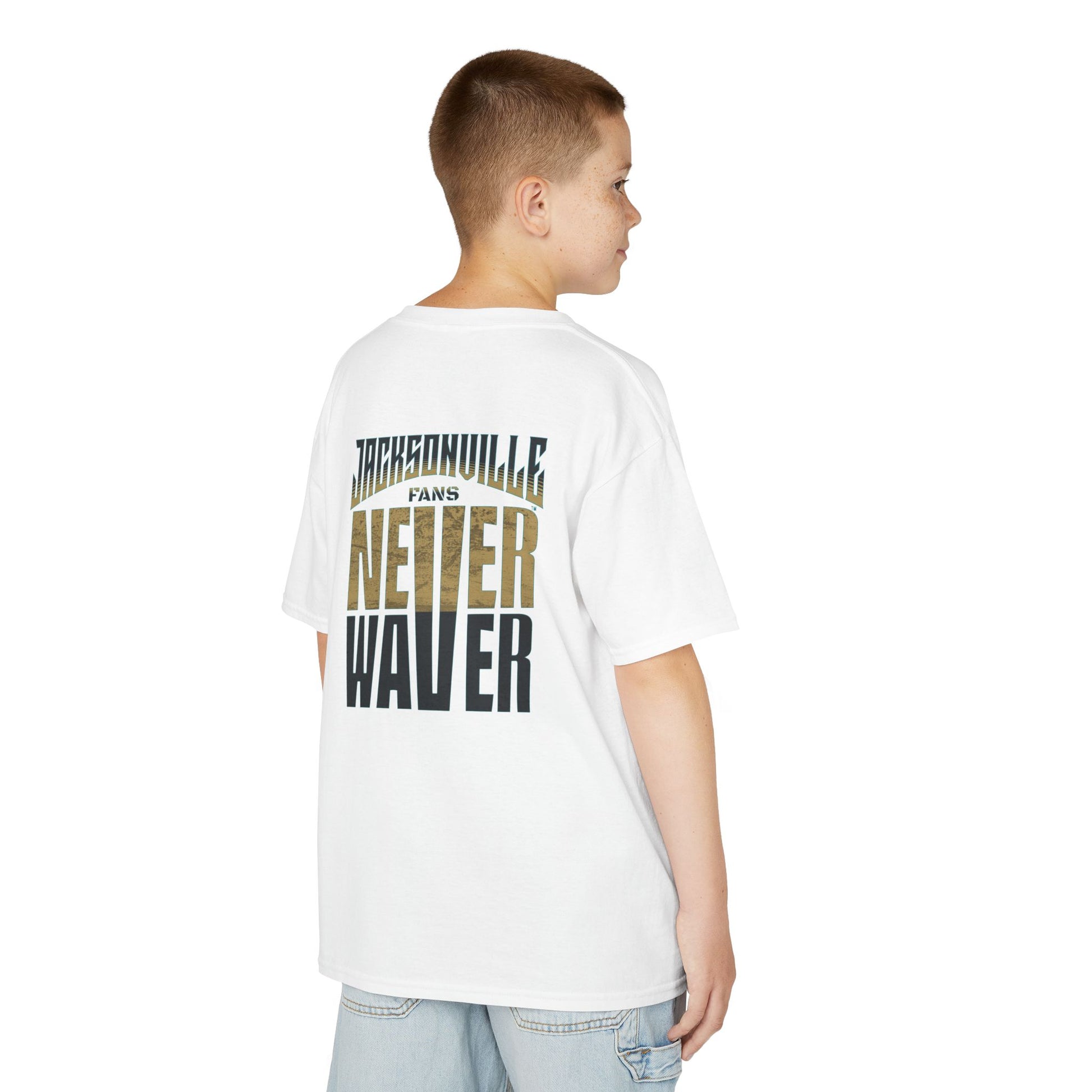 Jacksonville Fans Never Waver Kids Heavy Cotton™ Tee - Never Waver