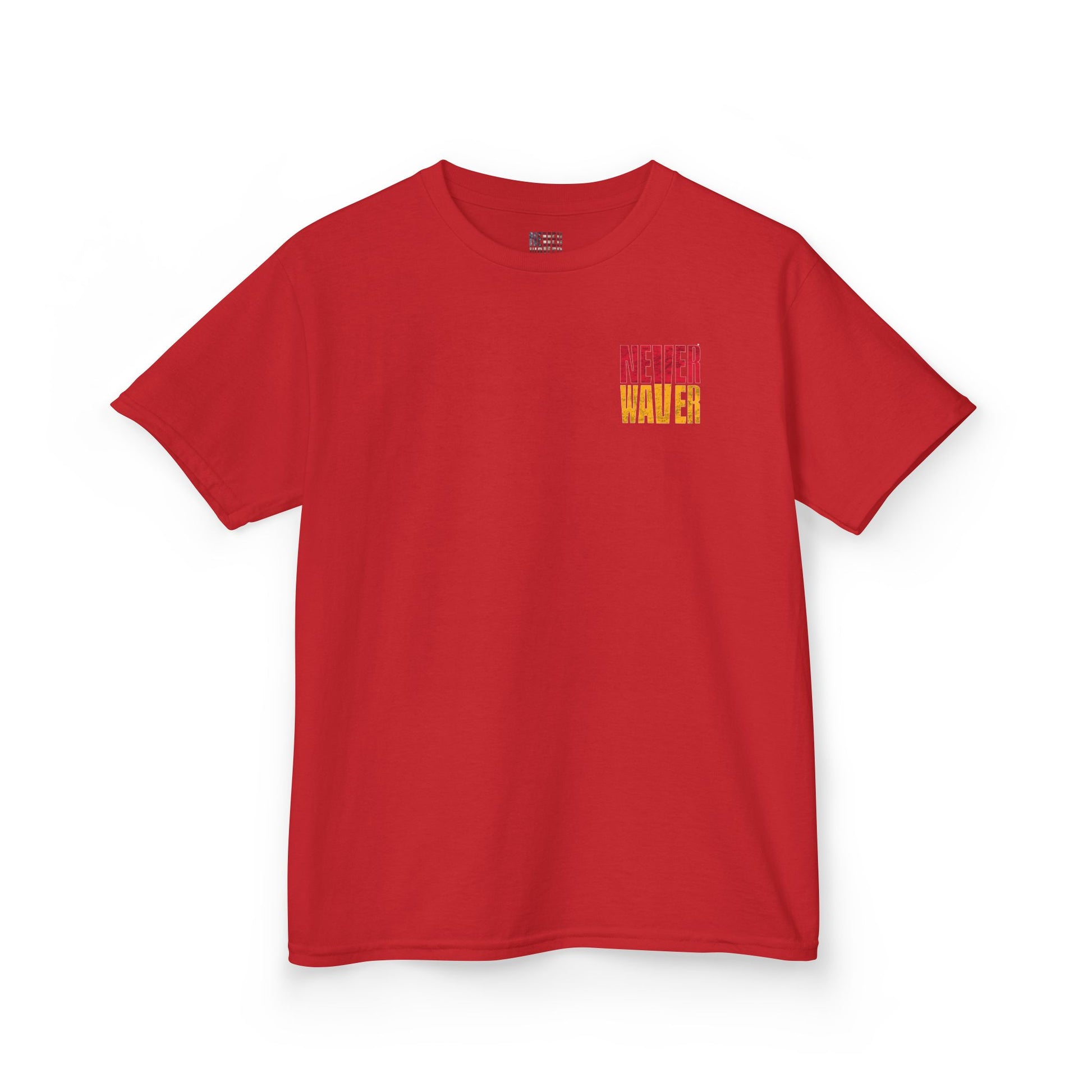 Kansas Fans Never Waver Kids Heavy Cotton™ Tee - Never Waver