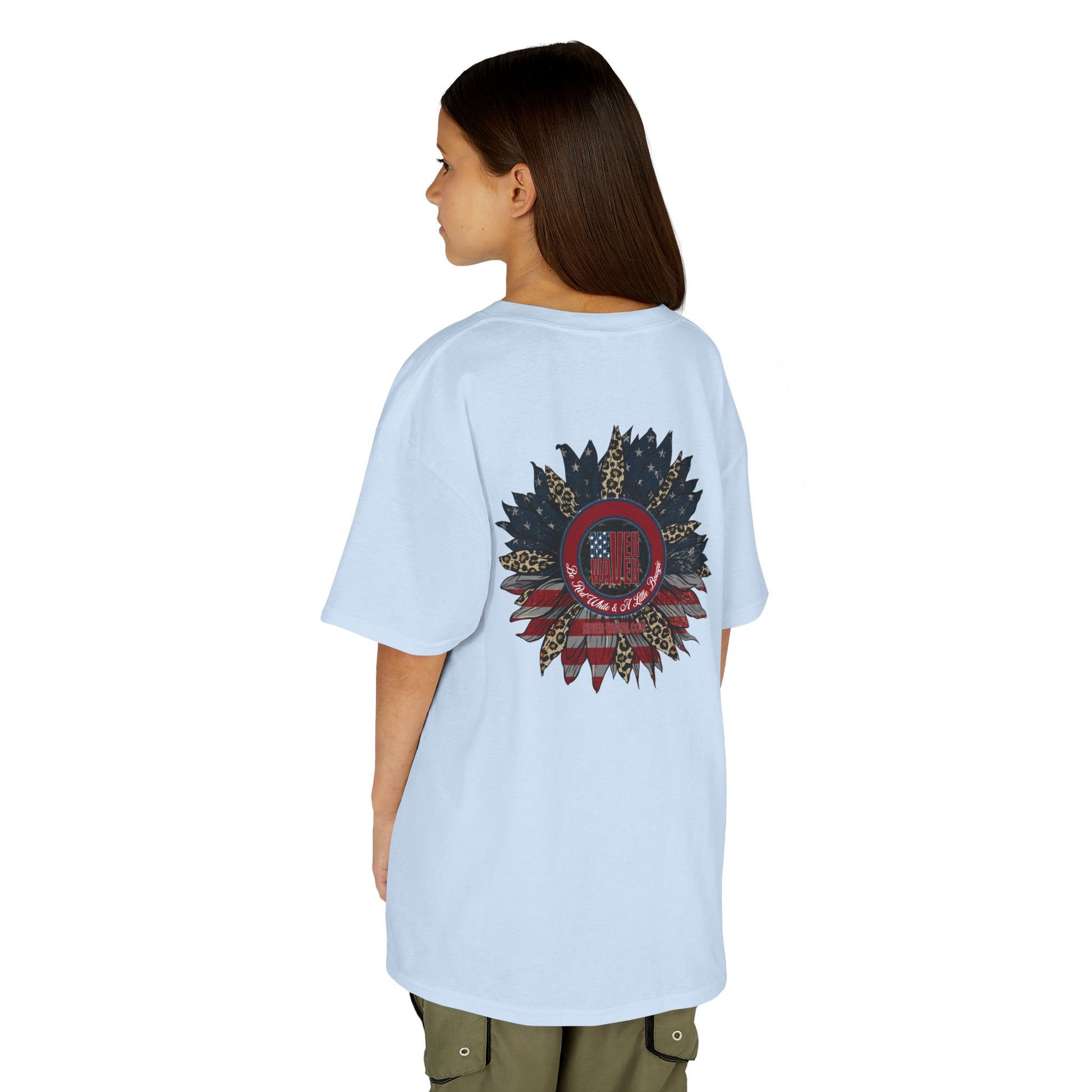Kids Heavy Cotton™ Never Waver  Be Red White and- A Little Bougie Stylish, Comfortable Everyday Wear - Never Waver