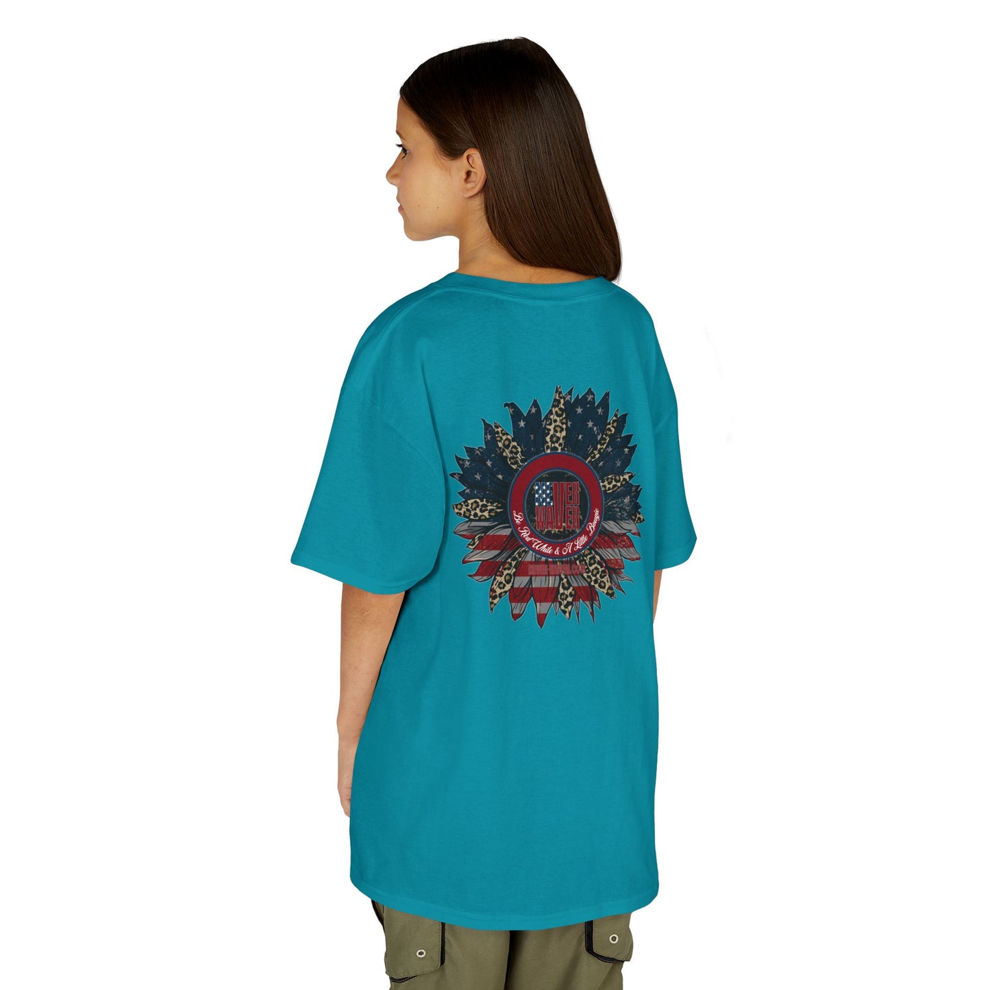 Kids Heavy Cotton™ Never Waver  Be Red White and- A Little Bougie Stylish, Comfortable Everyday Wear - Never Waver