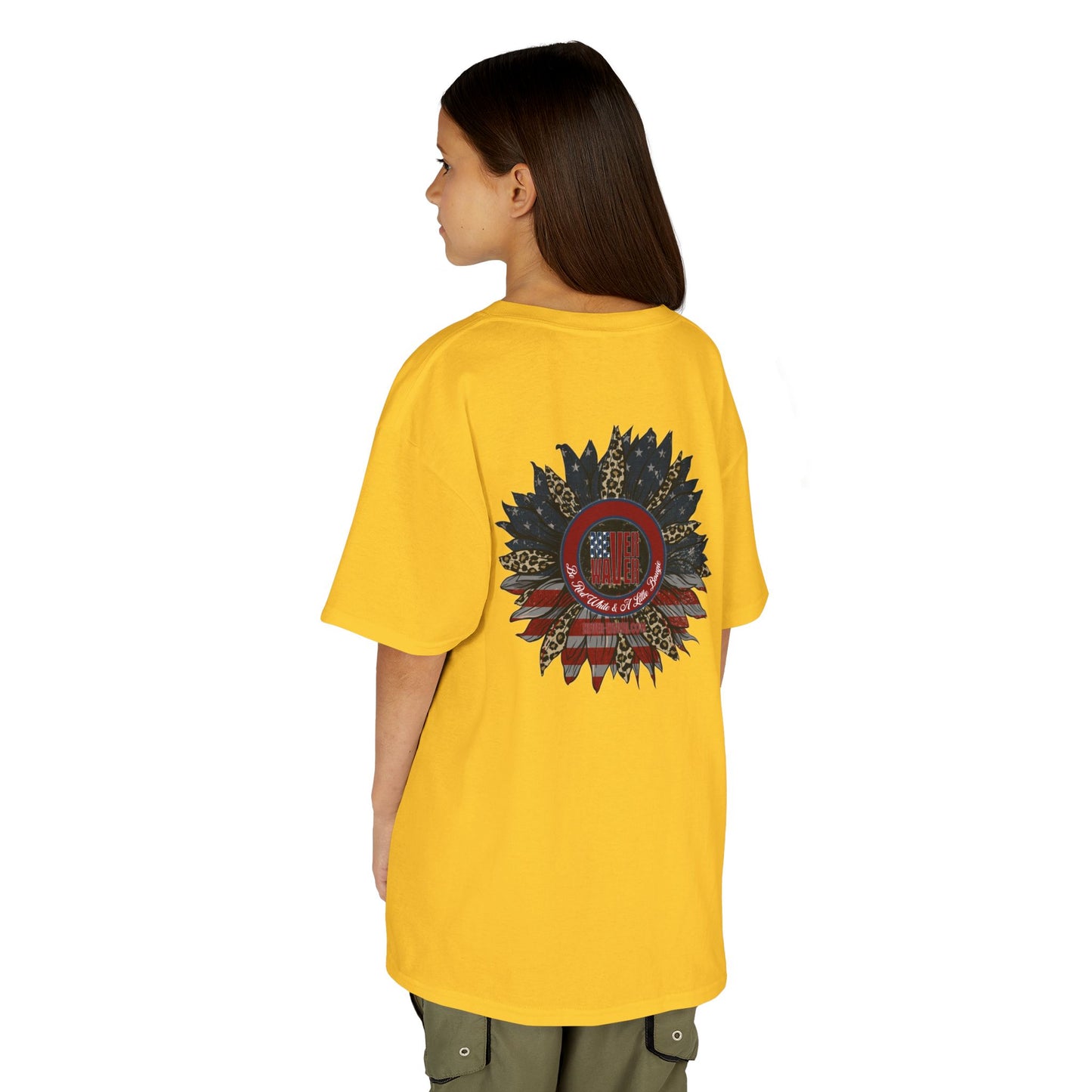 Kids Heavy Cotton™ Never Waver  Be Red White and- A Little Bougie Stylish, Comfortable Everyday Wear - Never Waver