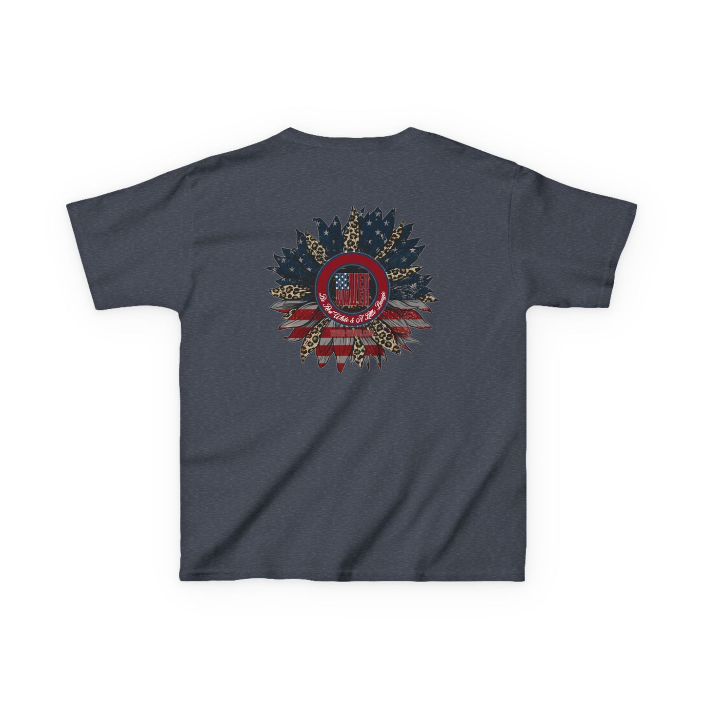 Kids Heavy Cotton™ Never Waver  Be Red White and- A Little Bougie Stylish, Comfortable Everyday Wear - Never Waver