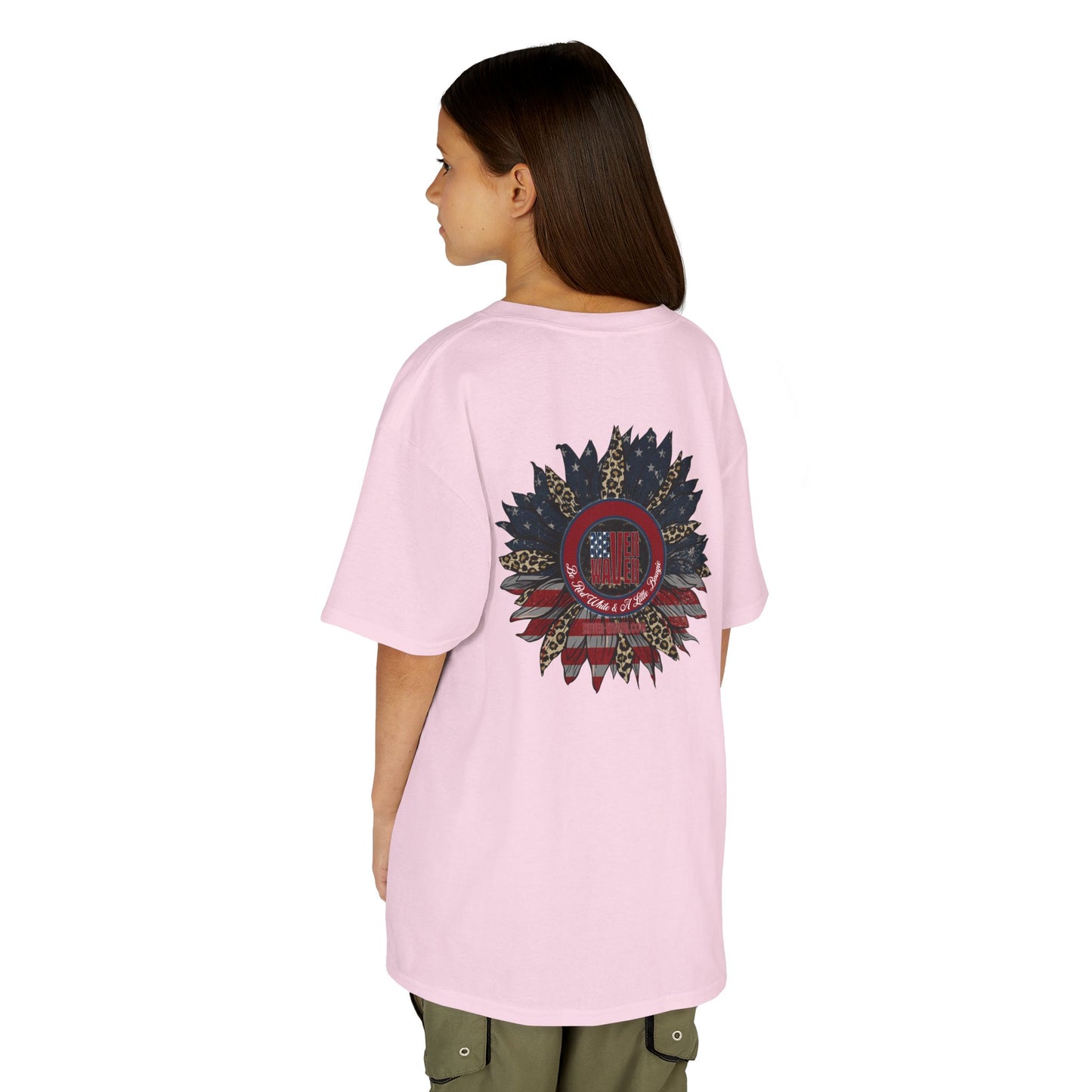 Kids Heavy Cotton™ Never Waver  Be Red White and- A Little Bougie Stylish, Comfortable Everyday Wear - Never Waver