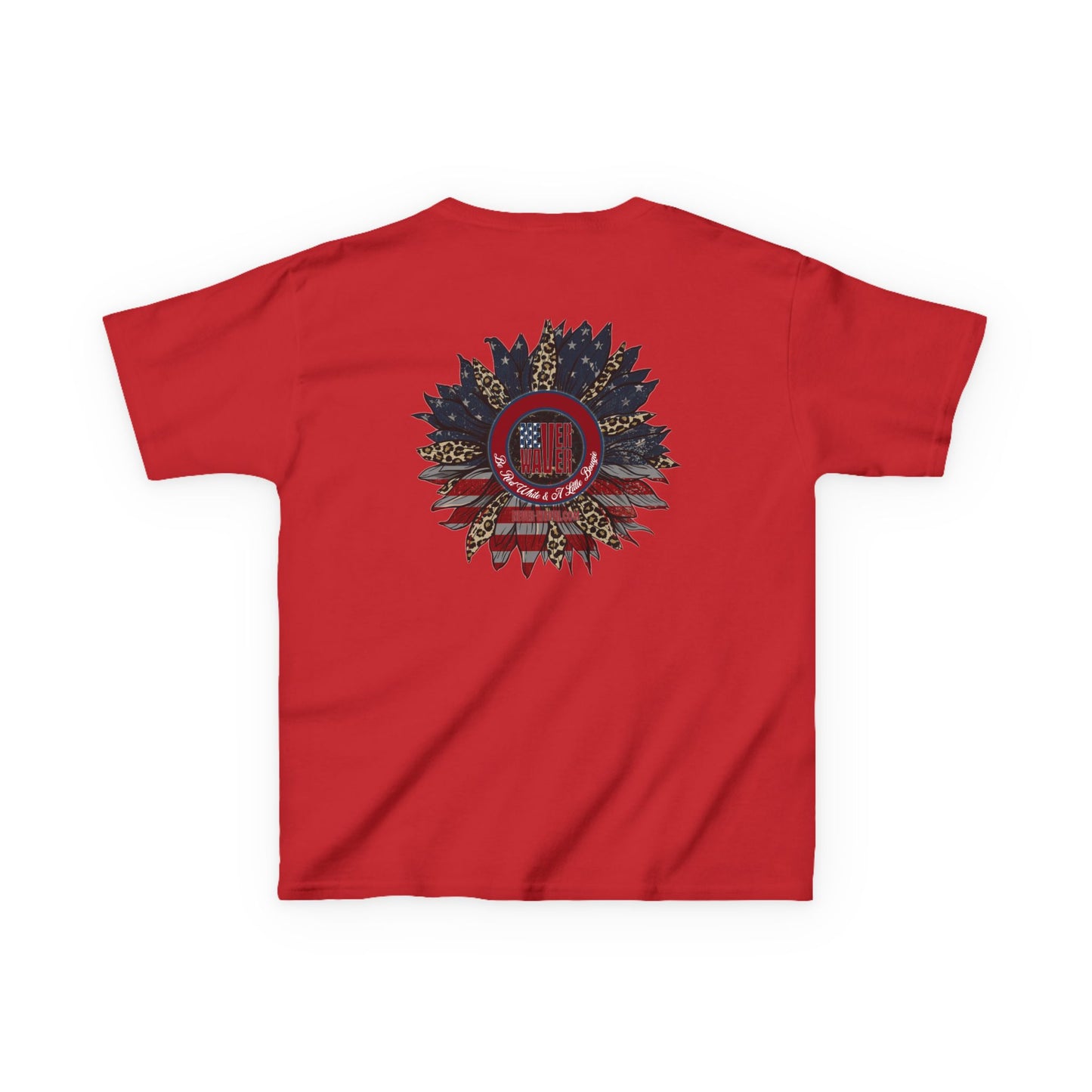 Kids Heavy Cotton™ Never Waver  Be Red White and- A Little Bougie Stylish, Comfortable Everyday Wear - Never Waver