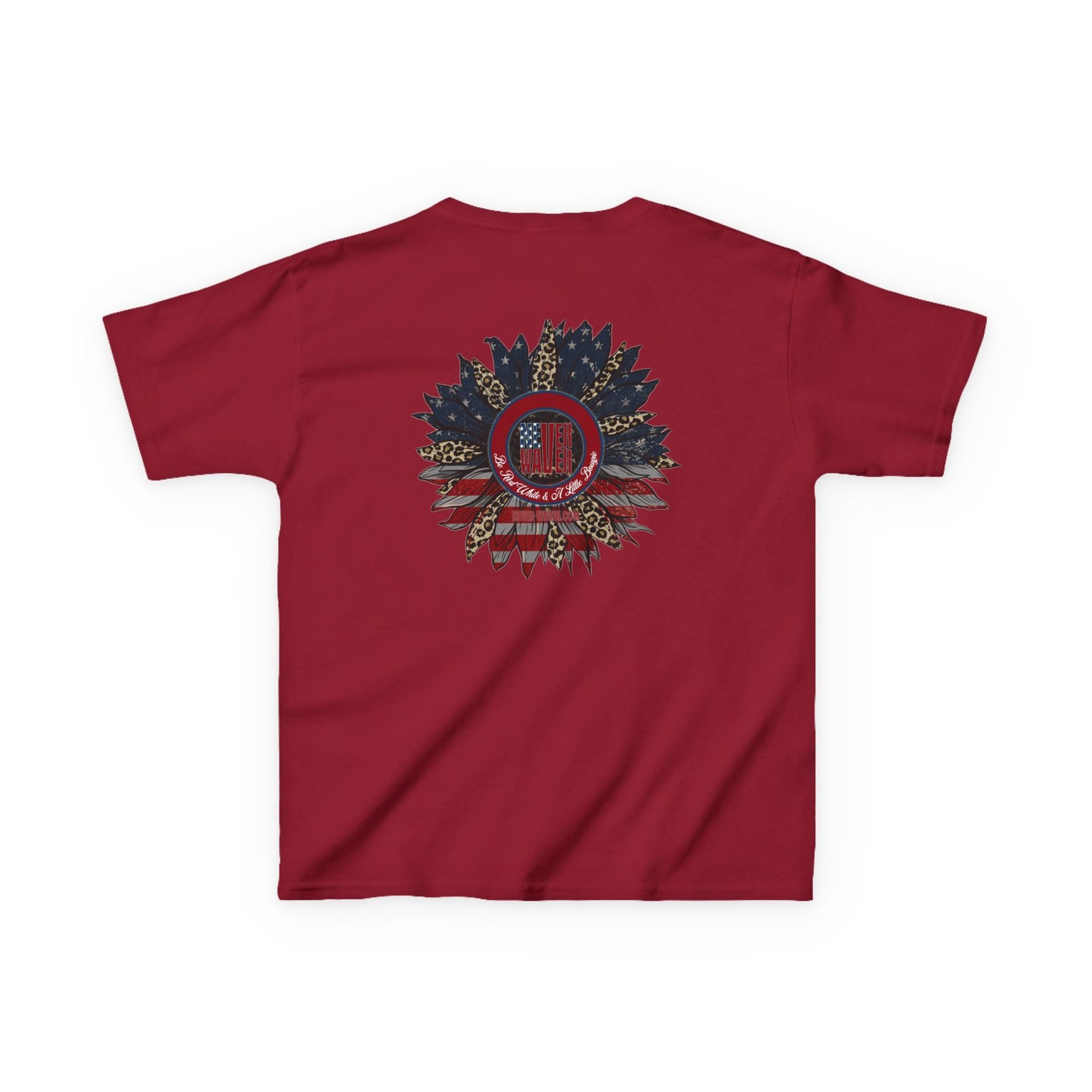Kids Heavy Cotton™ Never Waver  Be Red White and- A Little Bougie Stylish, Comfortable Everyday Wear - Never Waver