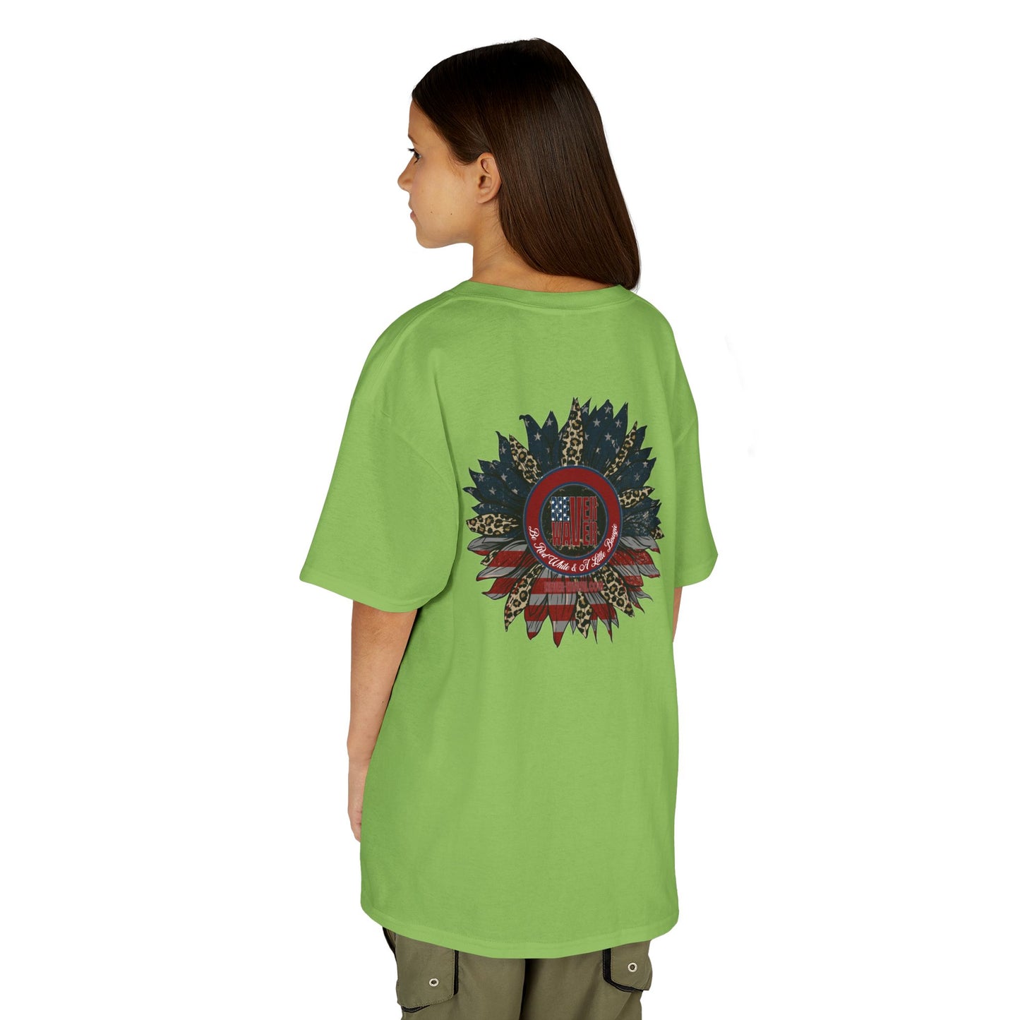 Kids Heavy Cotton™ Never Waver  Be Red White and- A Little Bougie Stylish, Comfortable Everyday Wear - Never Waver