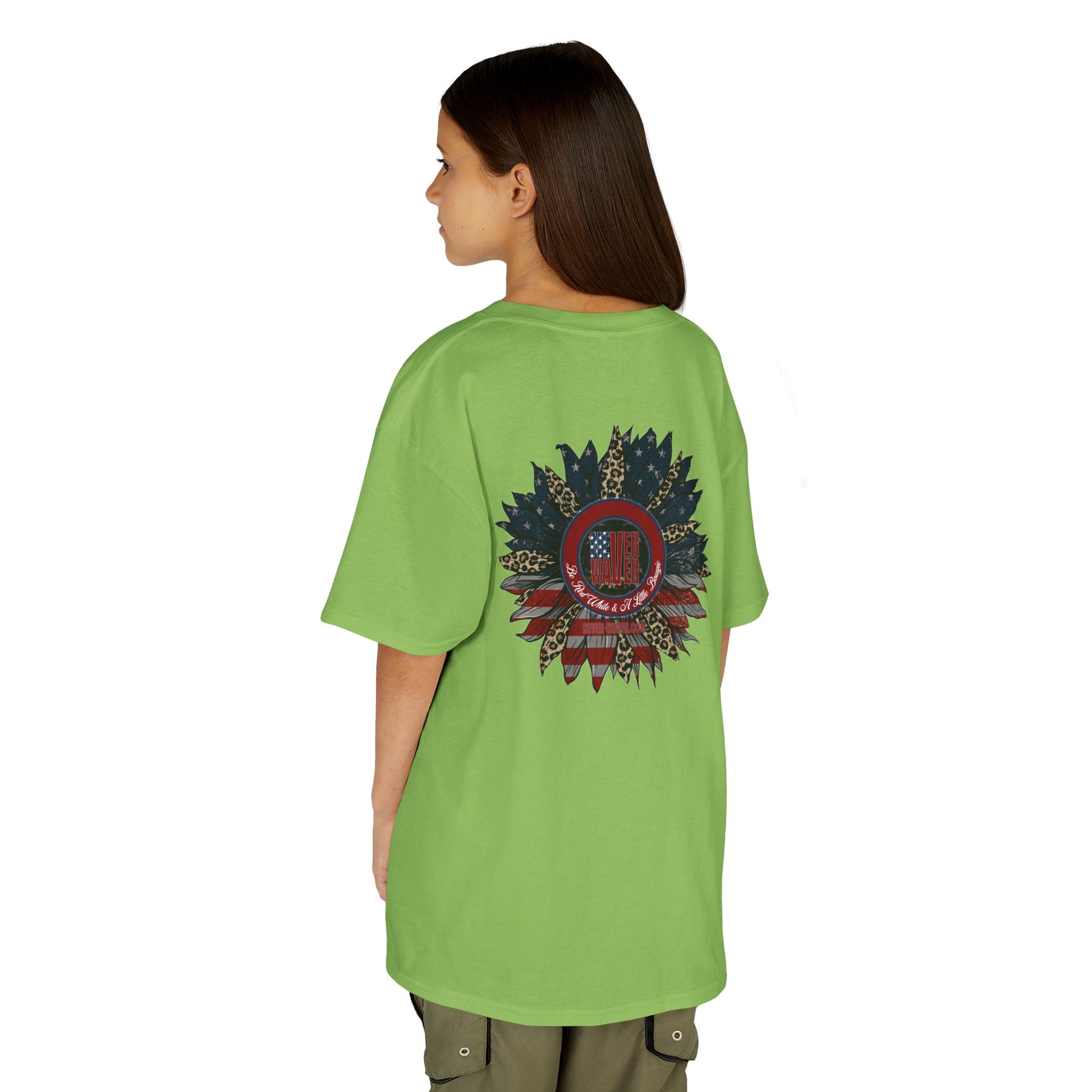 Kids Heavy Cotton™ Never Waver  Be Red White and- A Little Bougie Stylish, Comfortable Everyday Wear - Never Waver