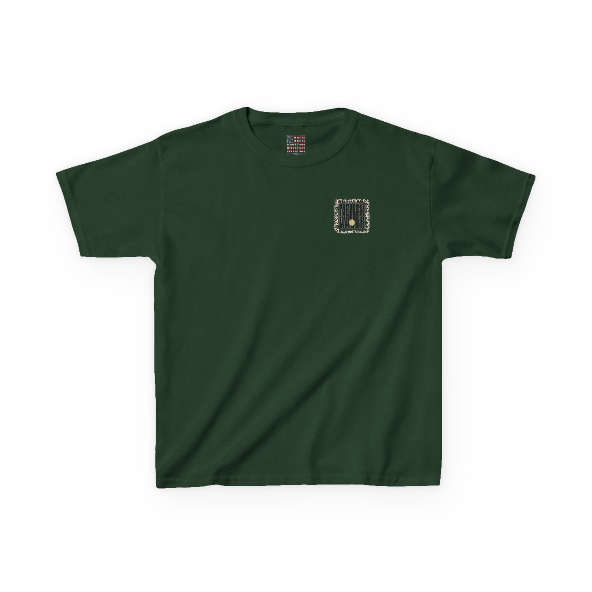 Kids Heavy Cotton™ Tee -NEVER WAVER Be The Light Design - Stylish, Comfortable Everyday Wear - Never Waver