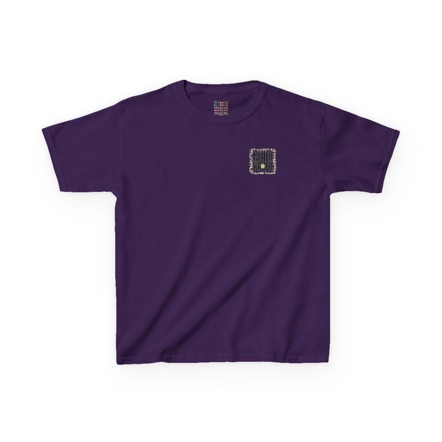 Kids Heavy Cotton™ Tee -NEVER WAVER Be The Light Design - Stylish, Comfortable Everyday Wear - Never Waver