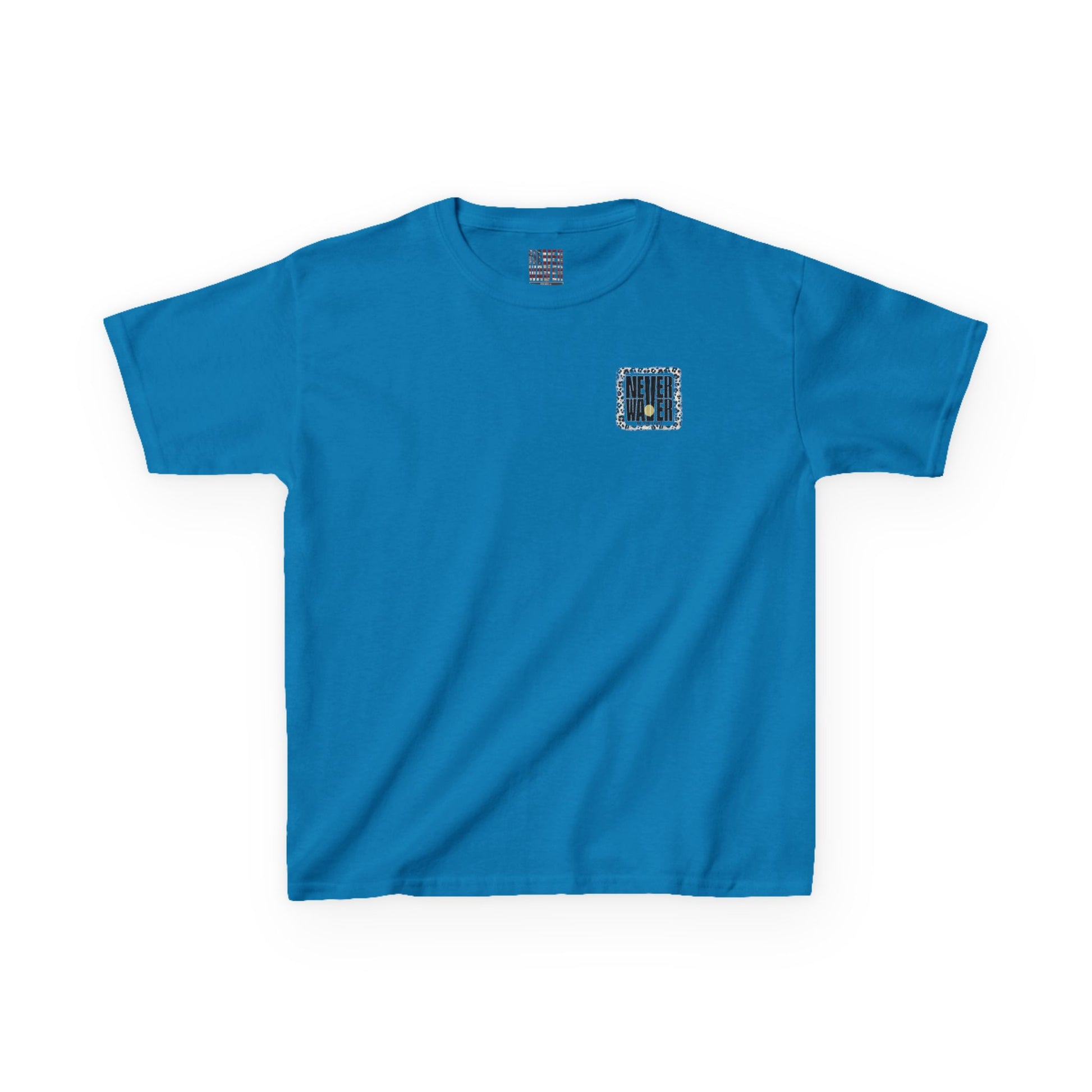 Kids Heavy Cotton™ Tee -NEVER WAVER Be The Light Design - Stylish, Comfortable Everyday Wear - Never Waver