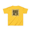 Kids Heavy Cotton™ Tee -NEVER WAVER Be The Light Design - Stylish, Comfortable Everyday Wear - Never Waver