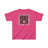 Kids Heavy Cotton™ Tee -NEVER WAVER Be The Light Design - Stylish, Comfortable Everyday Wear - Never Waver