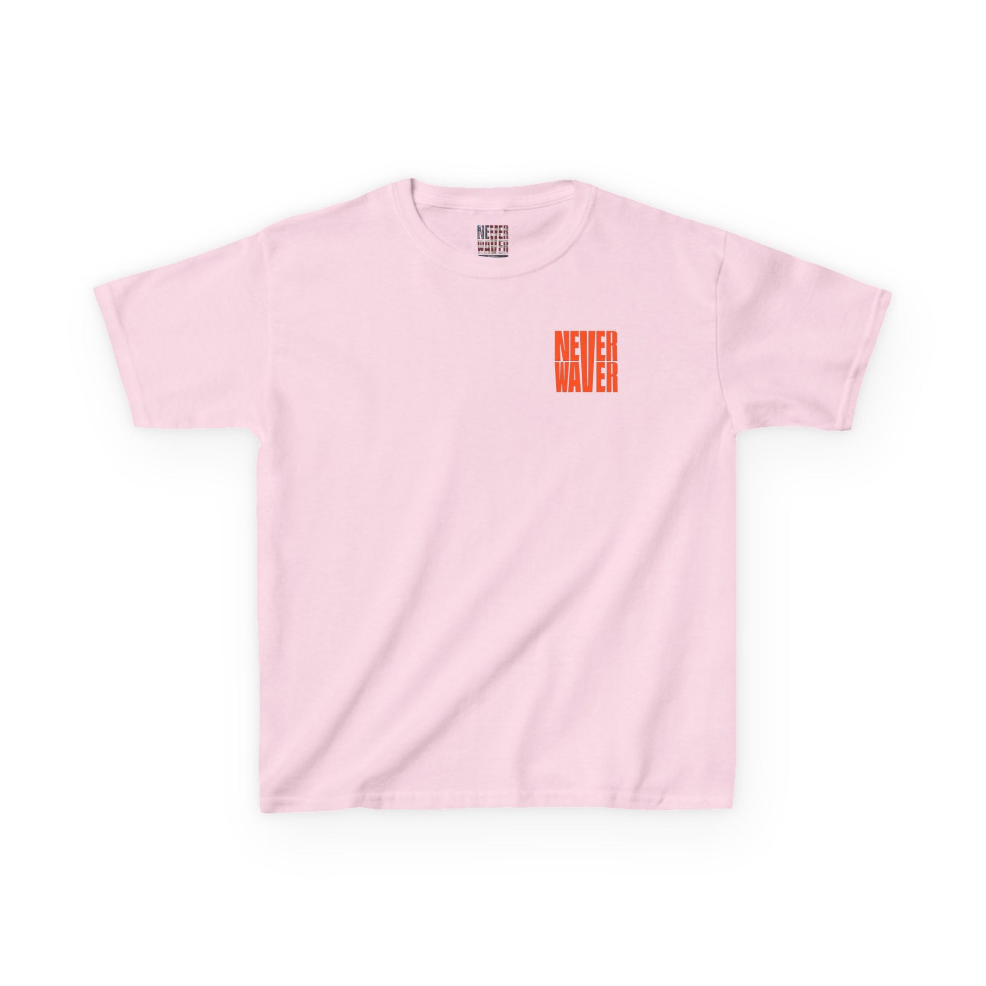 Kids Heavy Cotton™ Tee -Never Waver be the Windshield- Stylish, Comfortable Everyday Wear - Never Waver