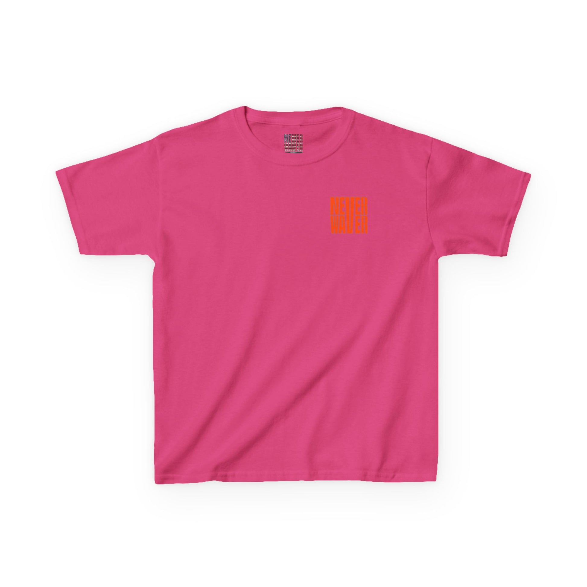 Kids Heavy Cotton™ Tee -Never Waver be the Windshield- Stylish, Comfortable Everyday Wear - Never Waver