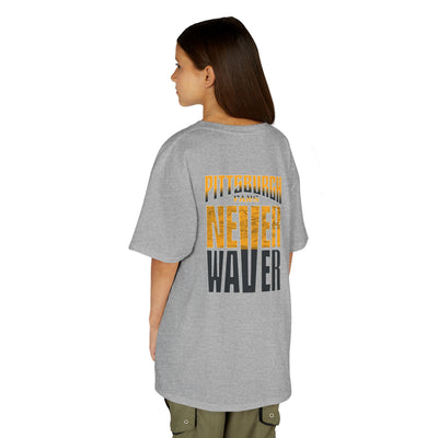 Kids Heavy Cotton™ Tee - Pittsburgh Fans Never Waver - Never Waver