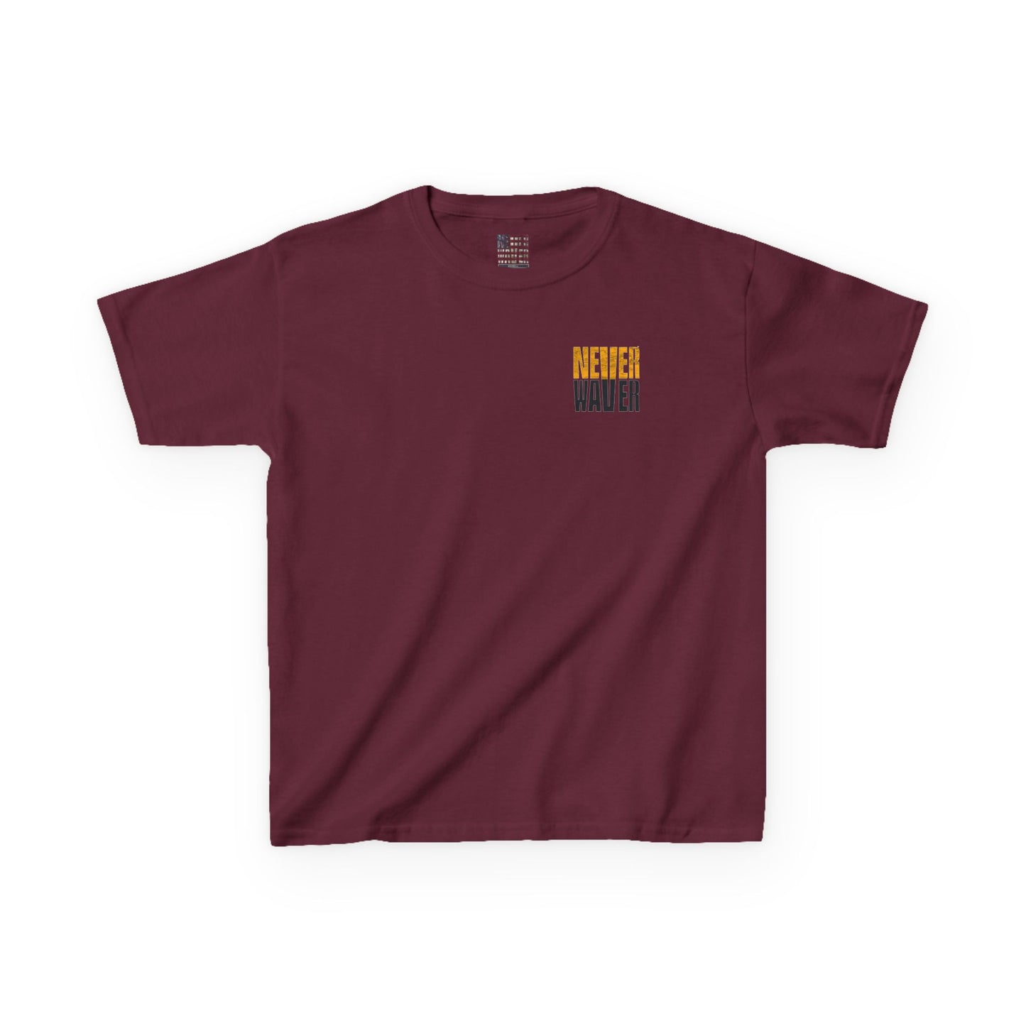 Kids Heavy Cotton™ Tee - Pittsburgh Fans Never Waver - Never Waver