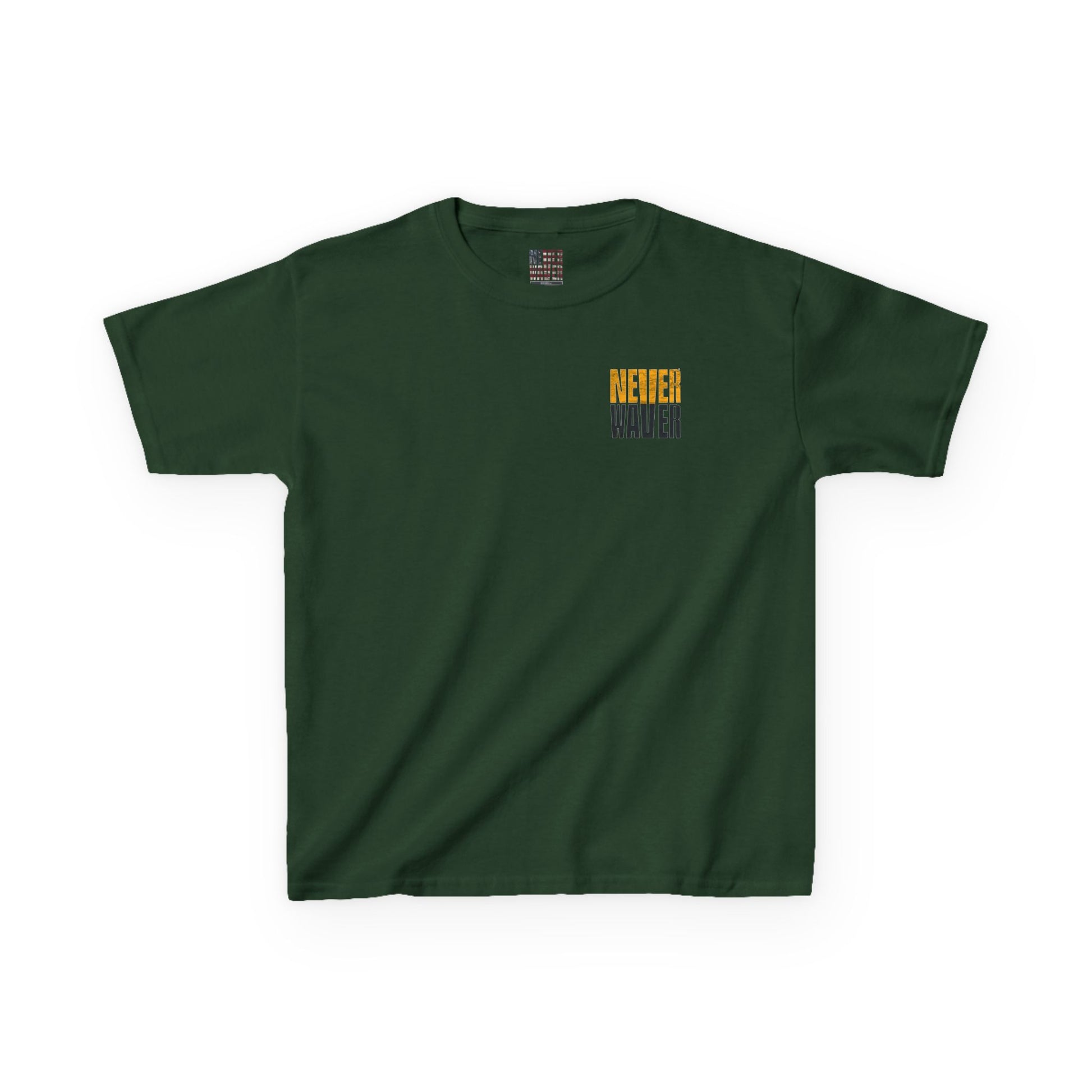 Kids Heavy Cotton™ Tee - Pittsburgh Fans Never Waver - Never Waver