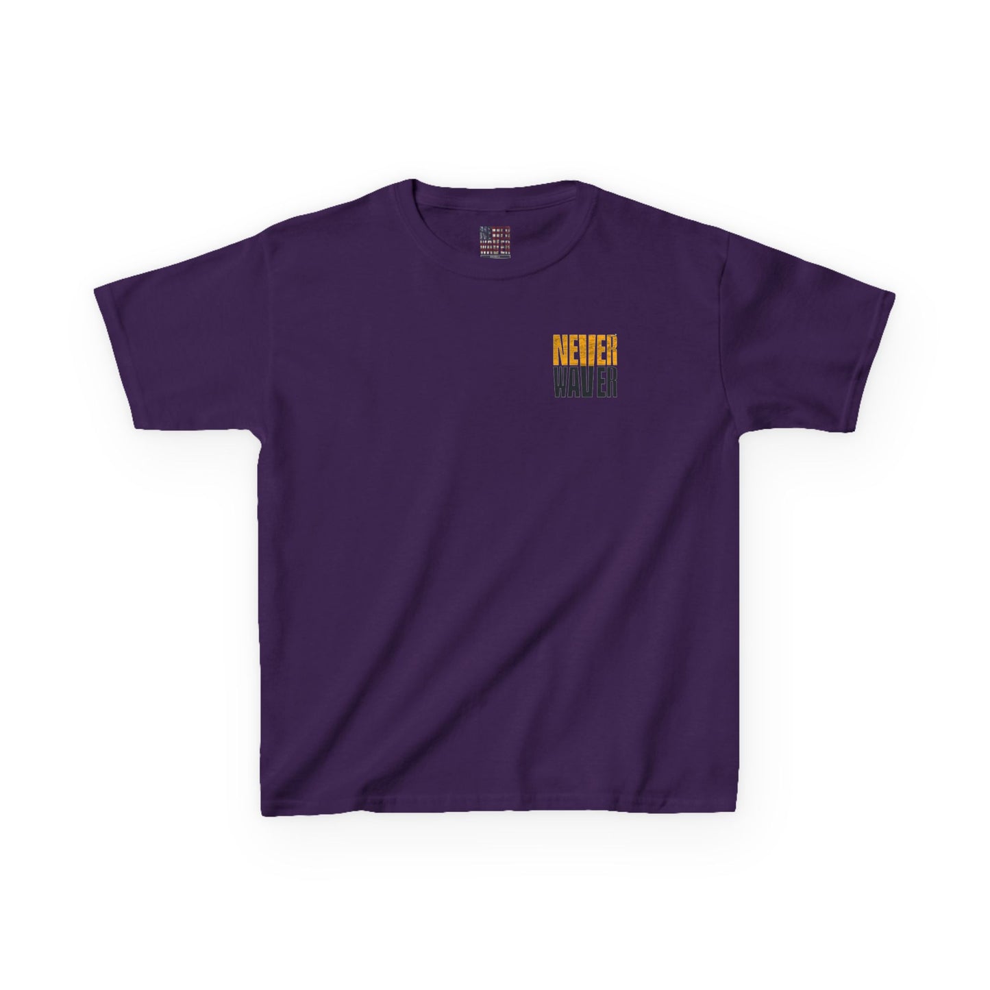 Kids Heavy Cotton™ Tee - Pittsburgh Fans Never Waver - Never Waver