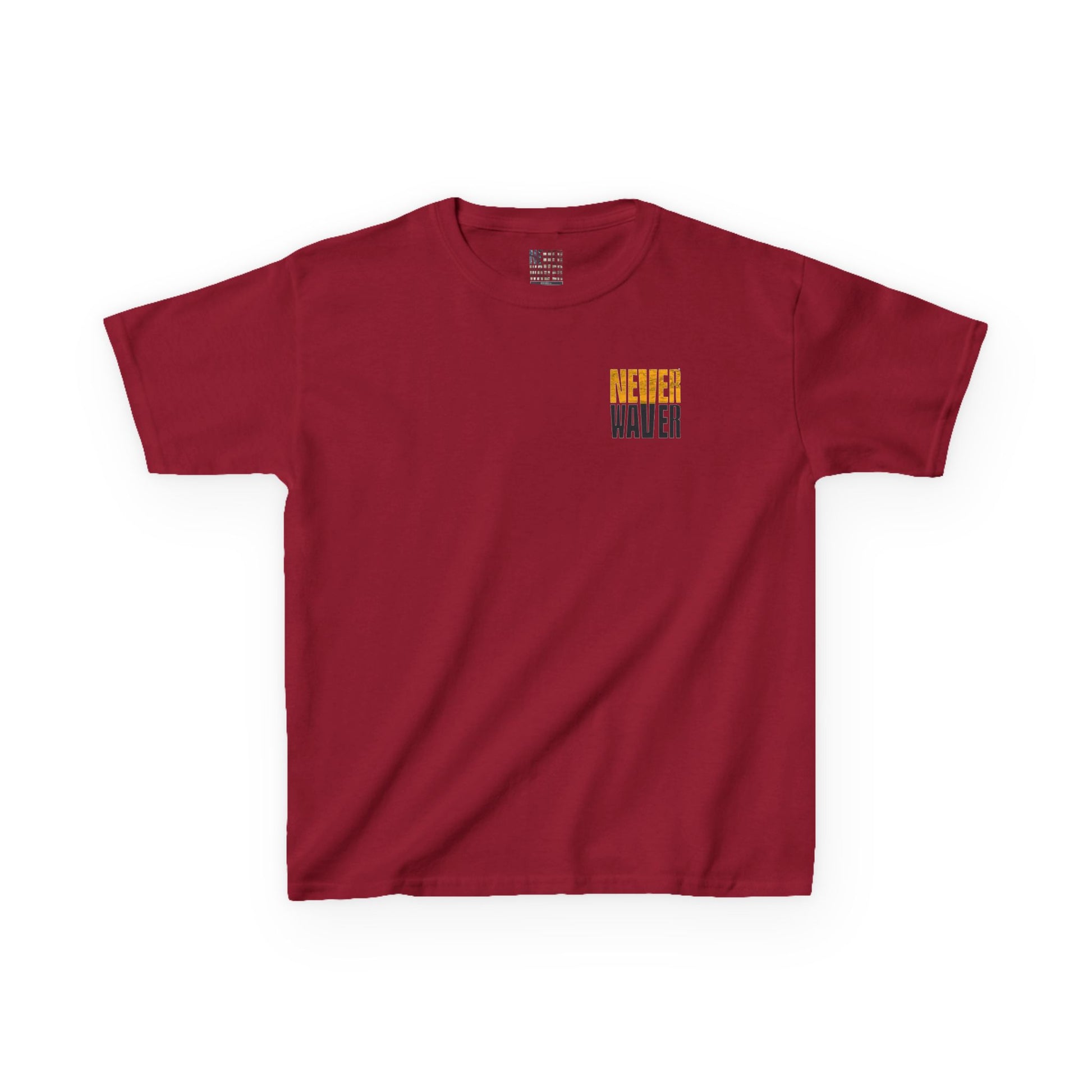 Kids Heavy Cotton™ Tee - Pittsburgh Fans Never Waver - Never Waver