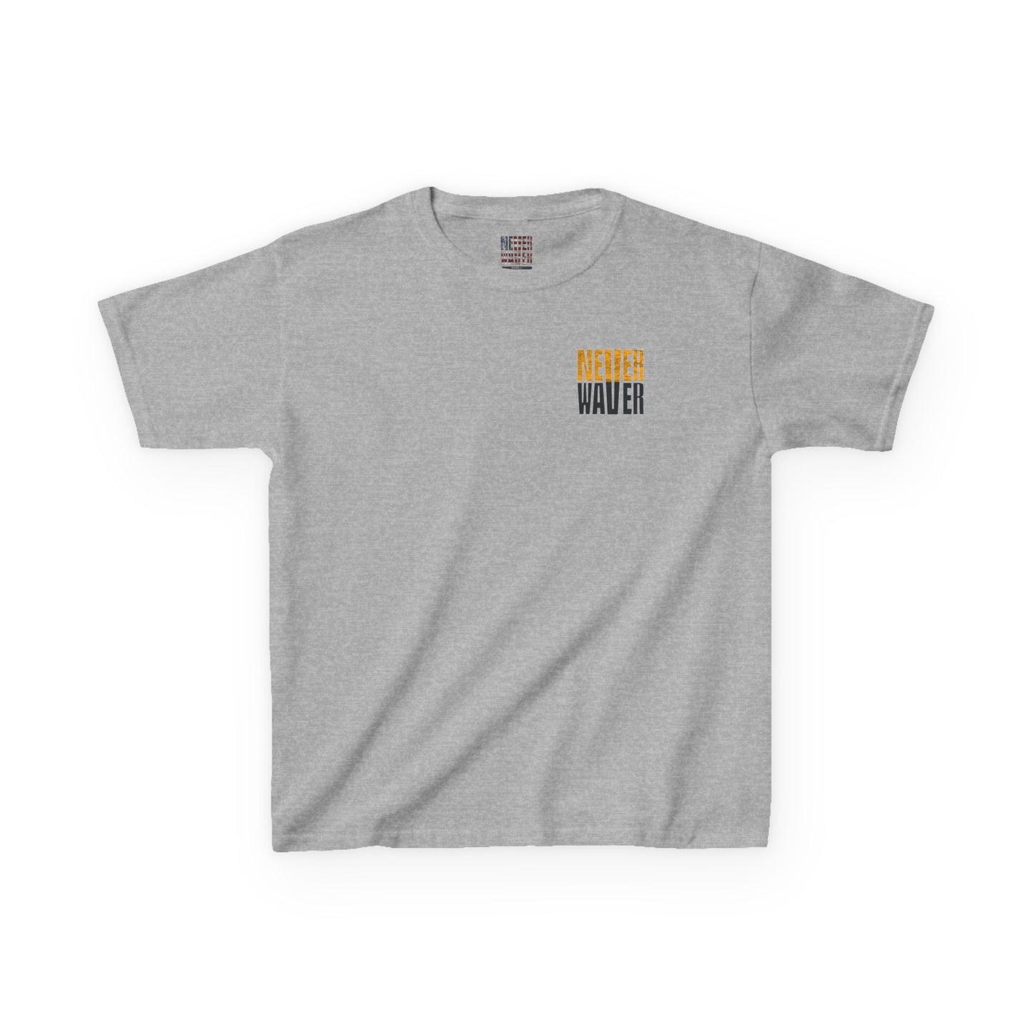 Kids Heavy Cotton™ Tee - Pittsburgh Fans Never Waver - Never Waver